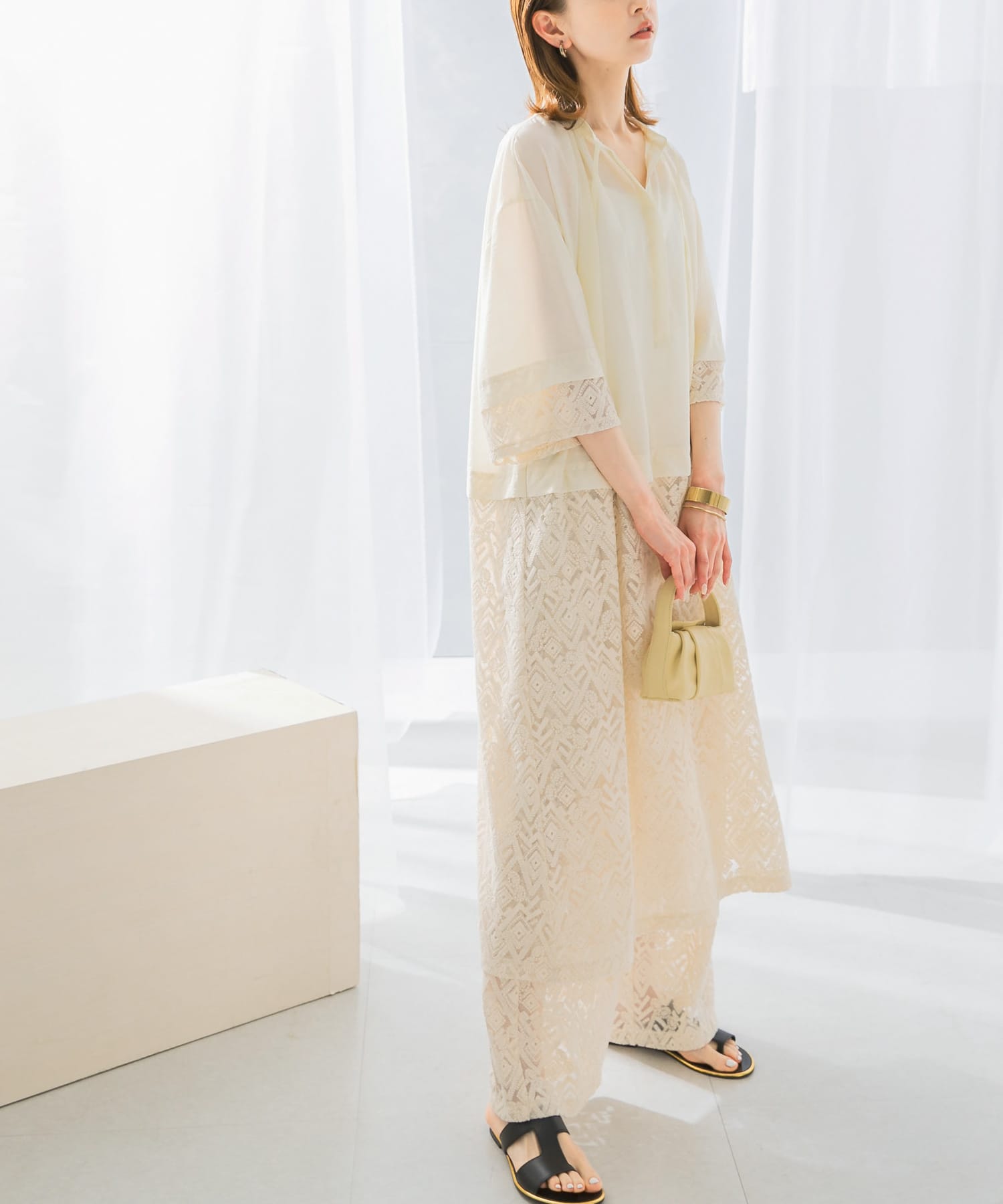 レース切替ワンピース(FREE white): ワンピース｜URBAN RESEARCH公式