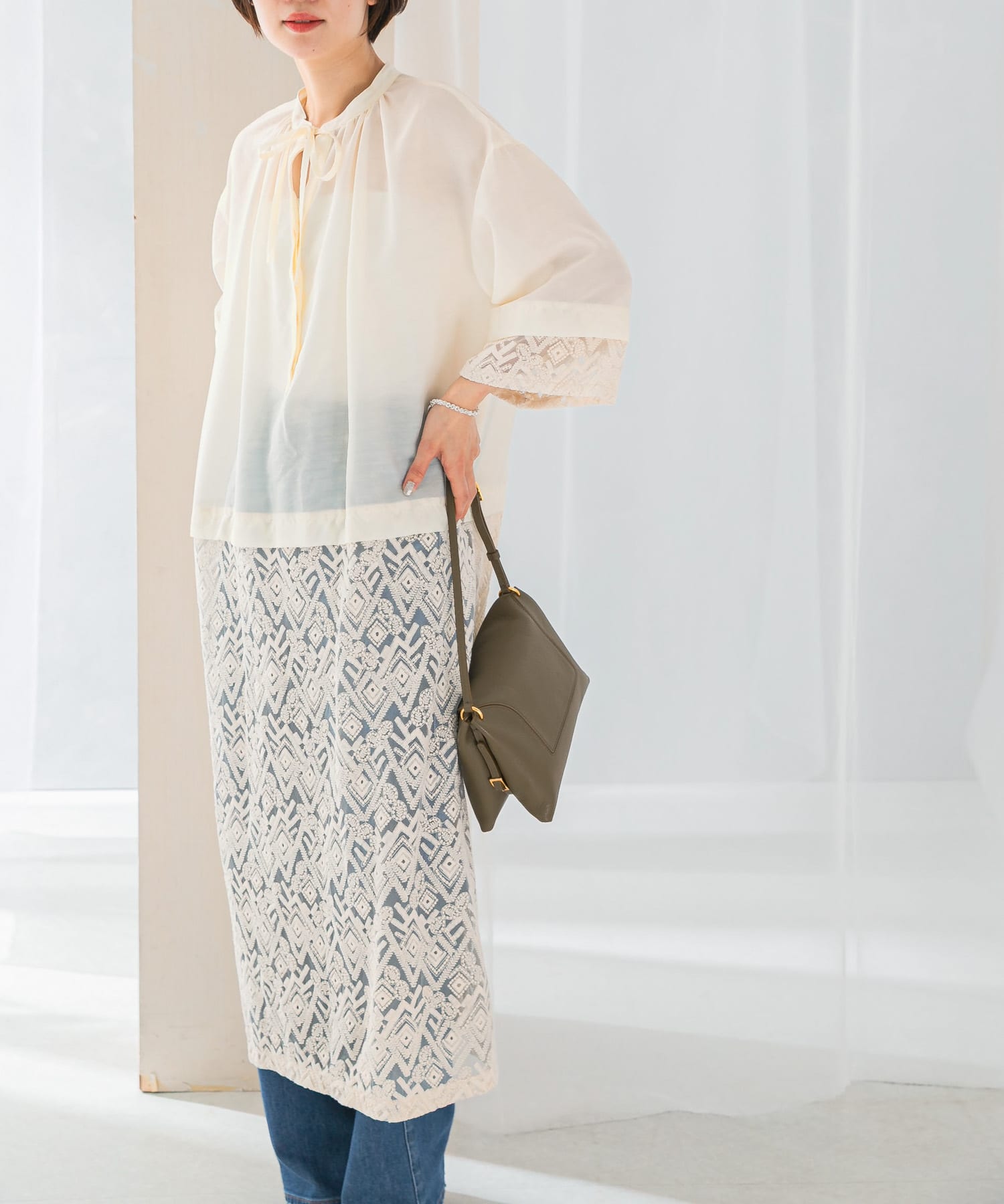 身長：158cm サイズ：FREE