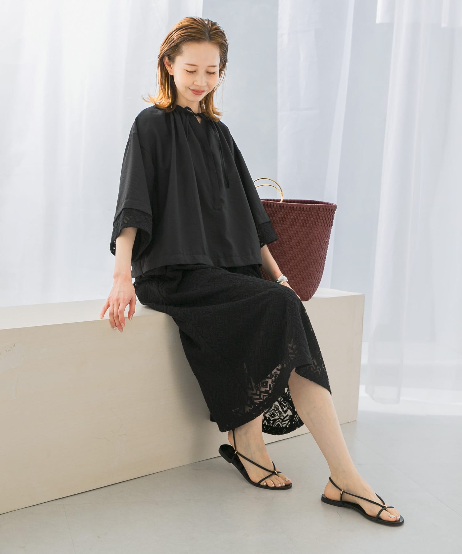 レース切替ワンピース