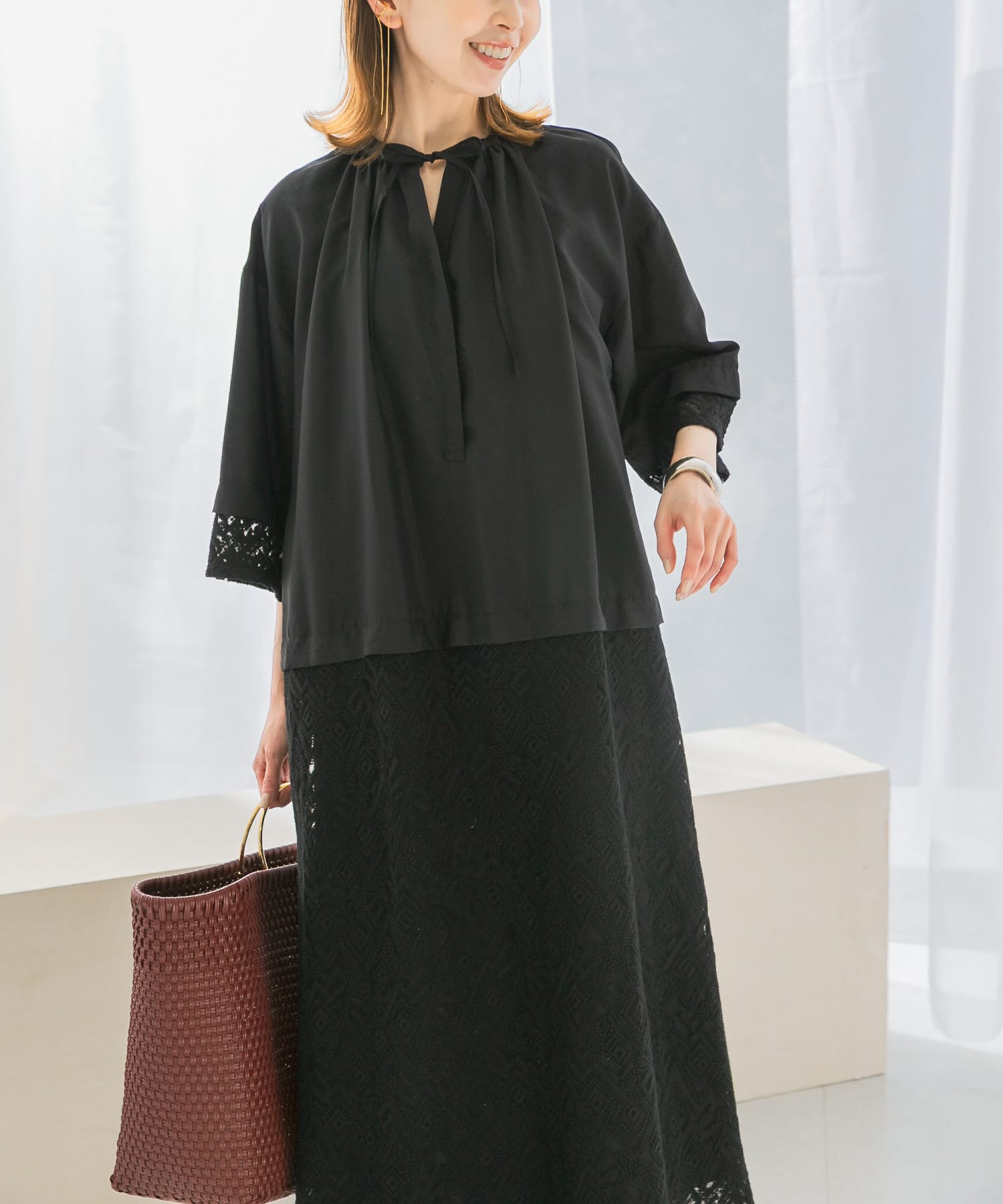 身長：165cm サイズ：FREE