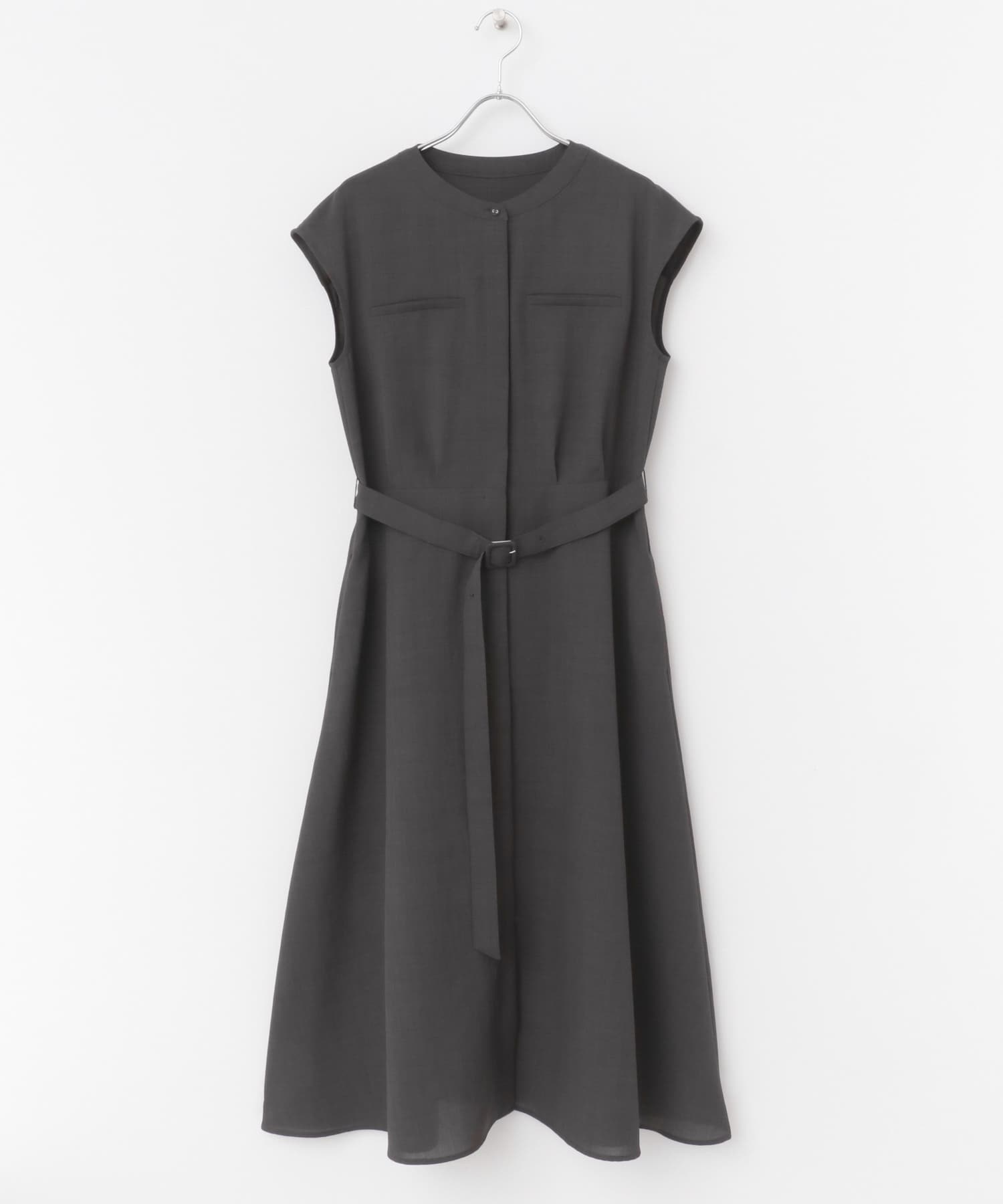 『UR TECH DRYLUXE』ポケットデザインワンピース CHARCOAL FREE