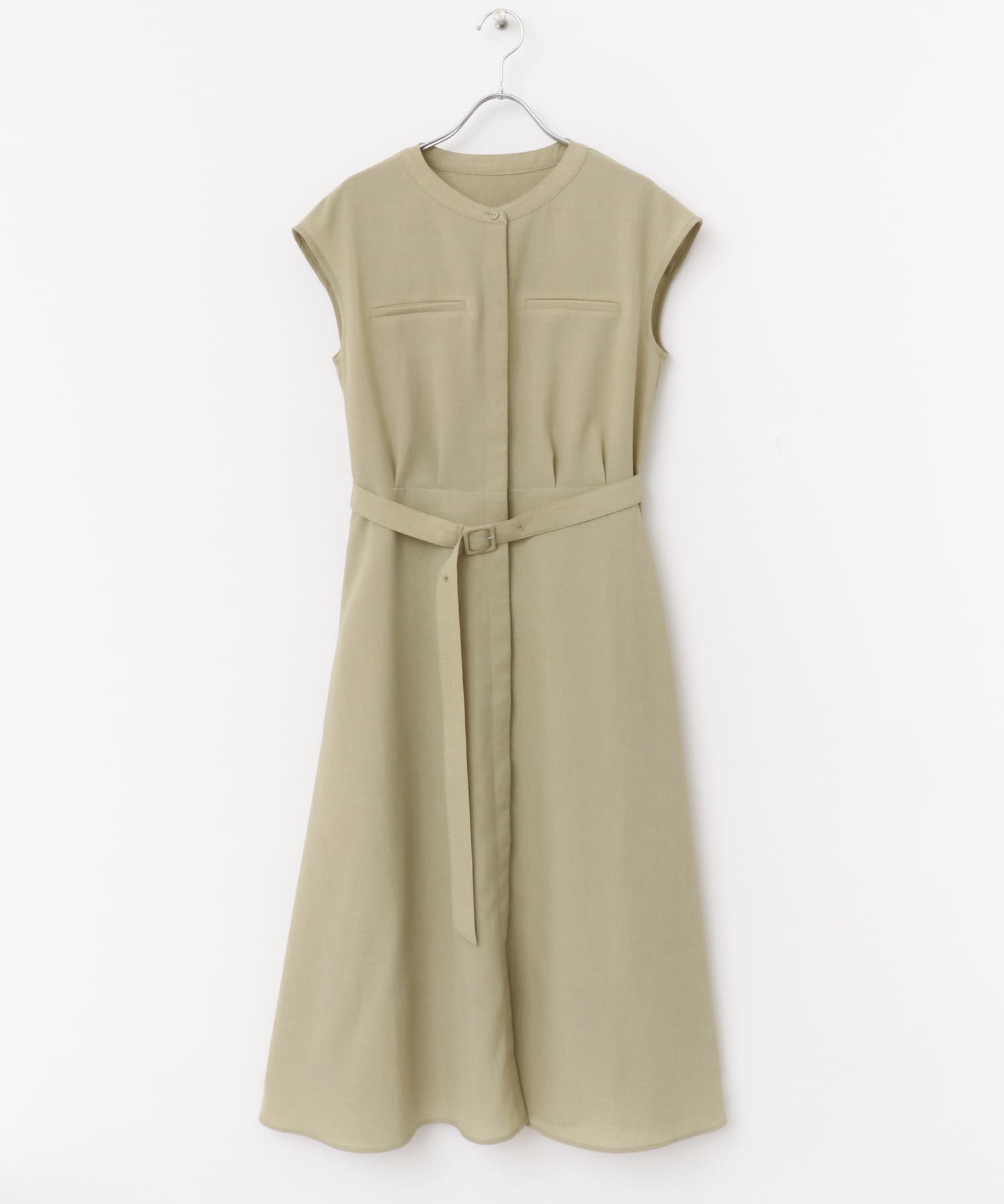 『UR TECH DRYLUXE』ポケットデザインワンピース L/BEIGE FREE