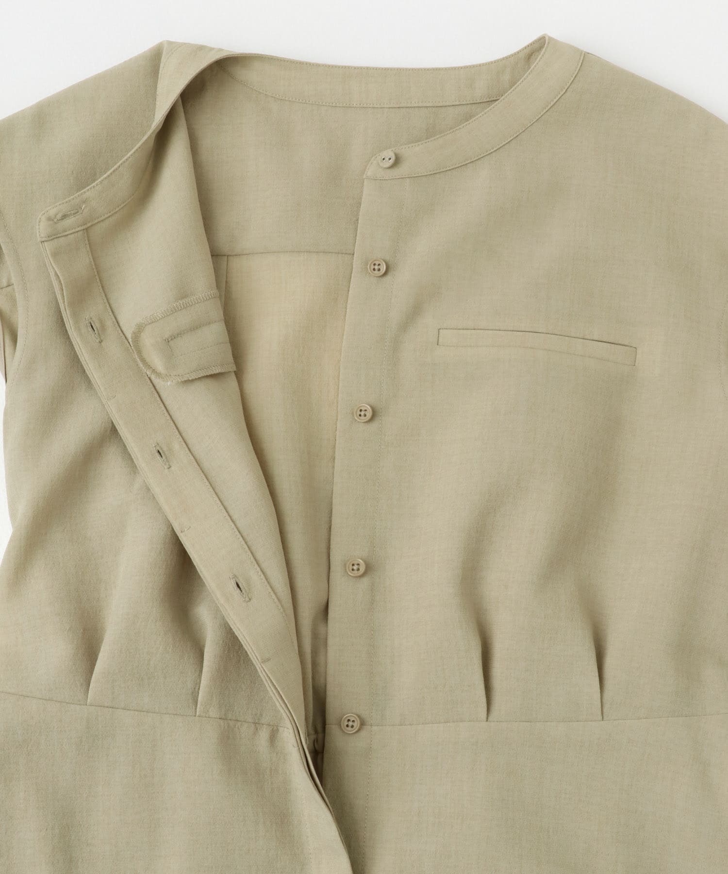 『UR TECH DRYLUXE』ポケットデザインワンピース L/BEIGE FREE