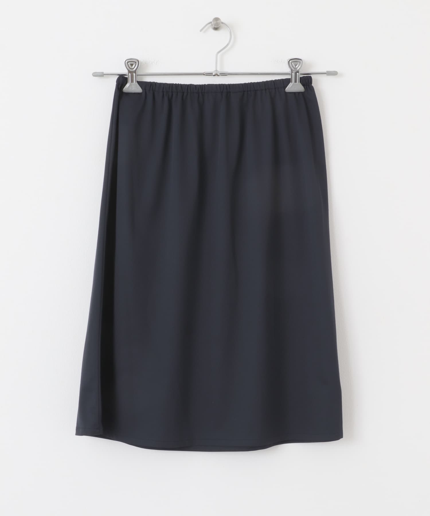 ウォッシャブルフレアスリーブワンピース NAVY FREE