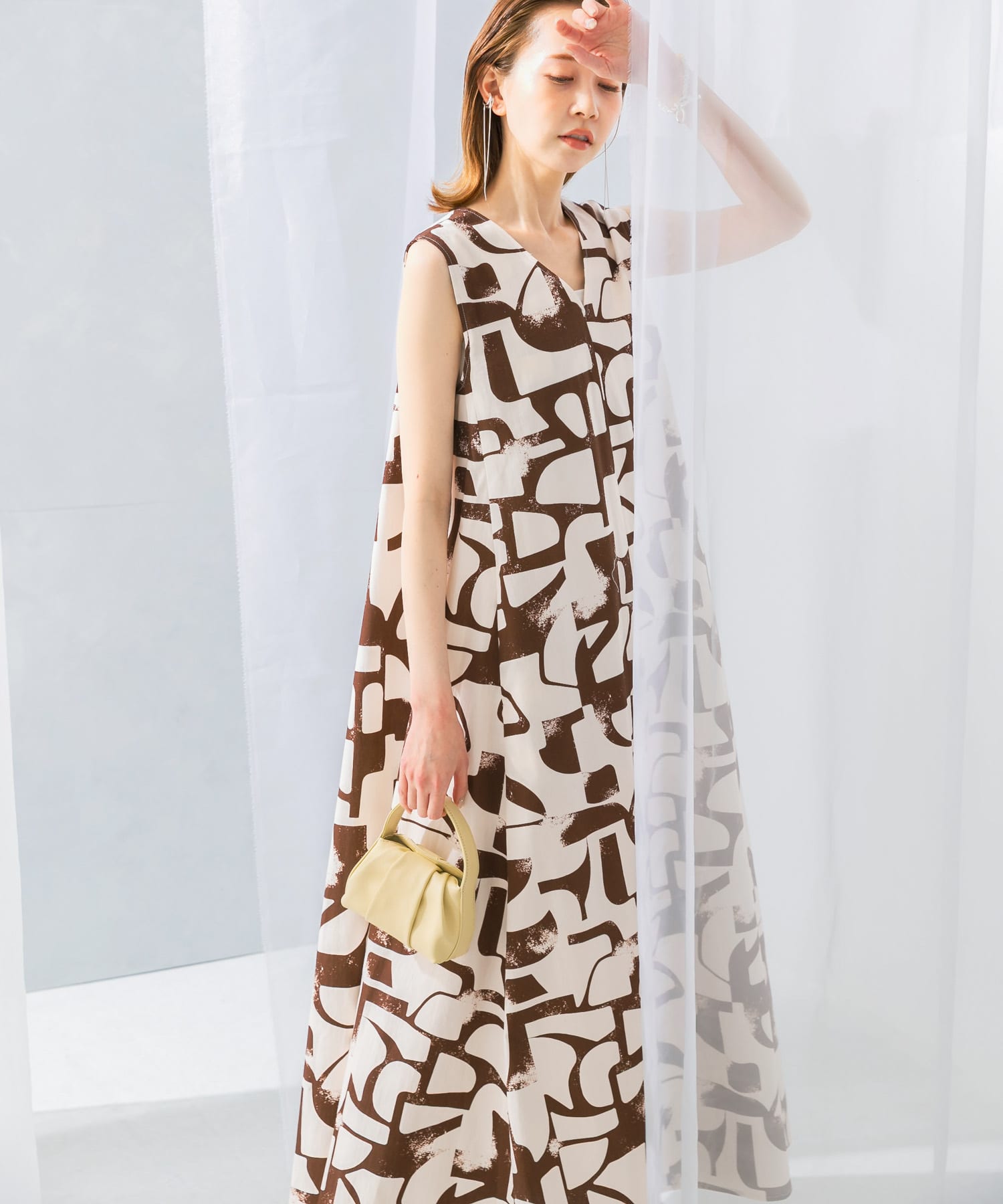 サマープリントワンピース