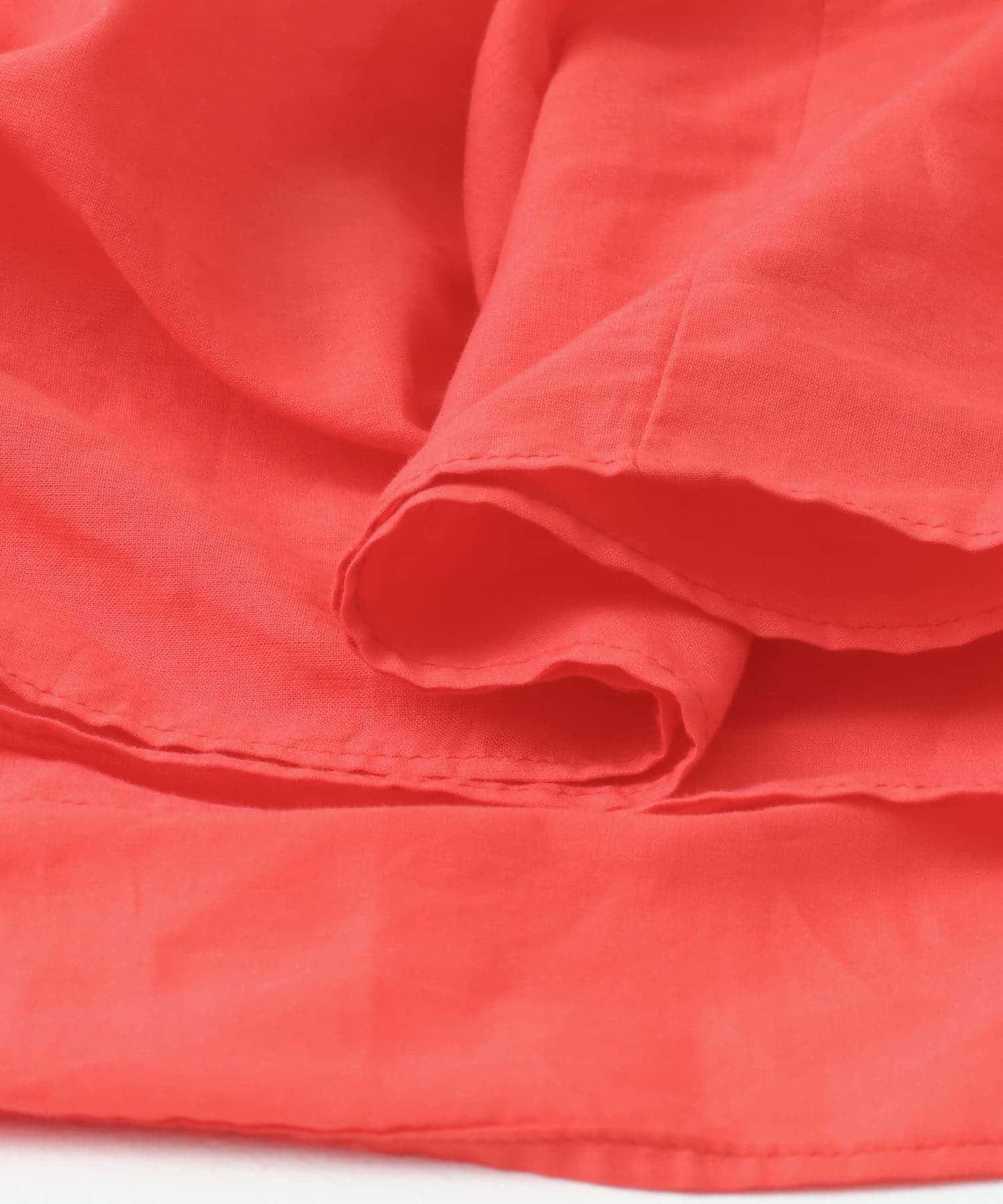 F by ROSSO　コットンボイルタックティアードワンピース ORANGE 36