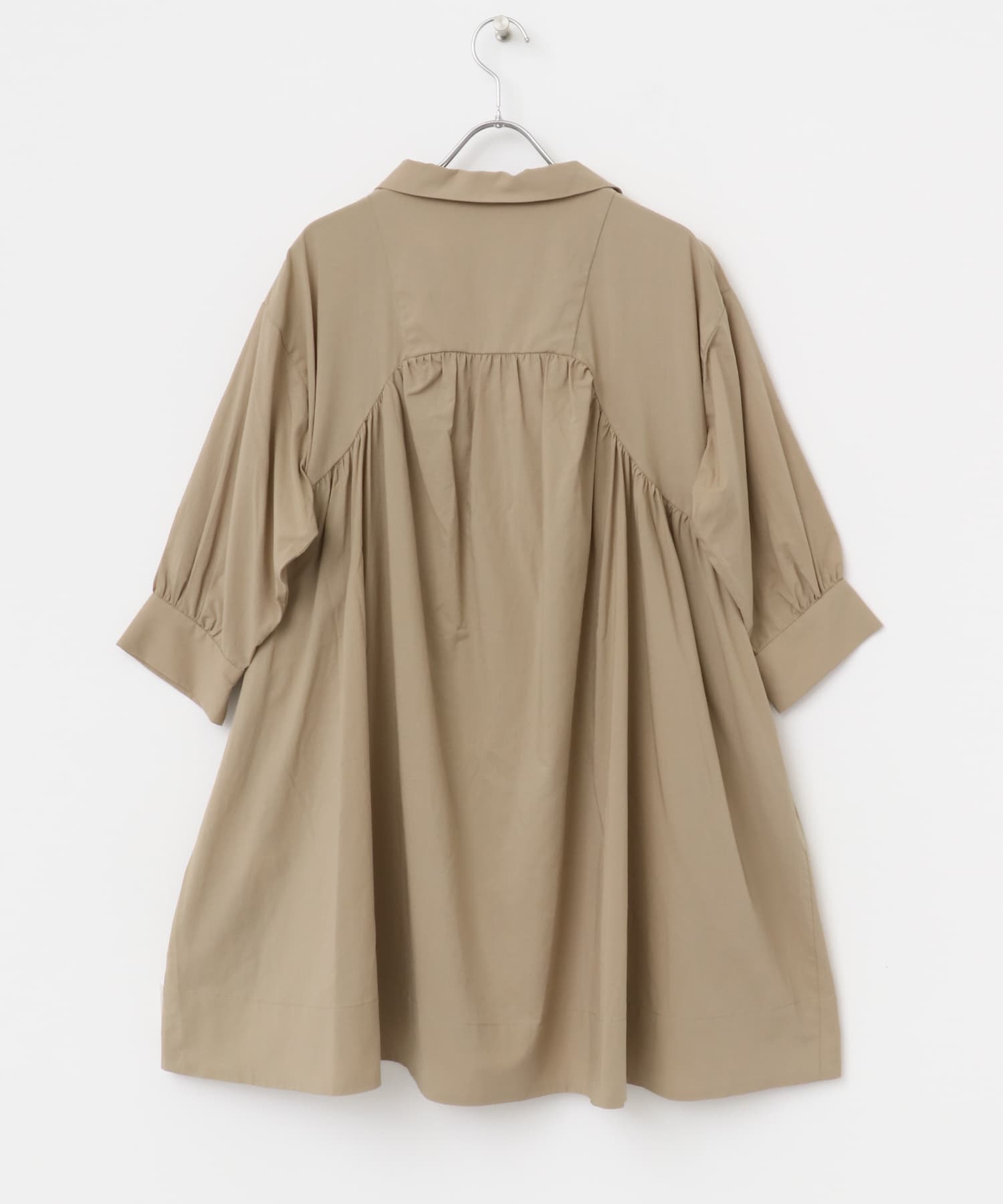 F by ROSSO　ボリュームシャツチュニック BEIGE FREE