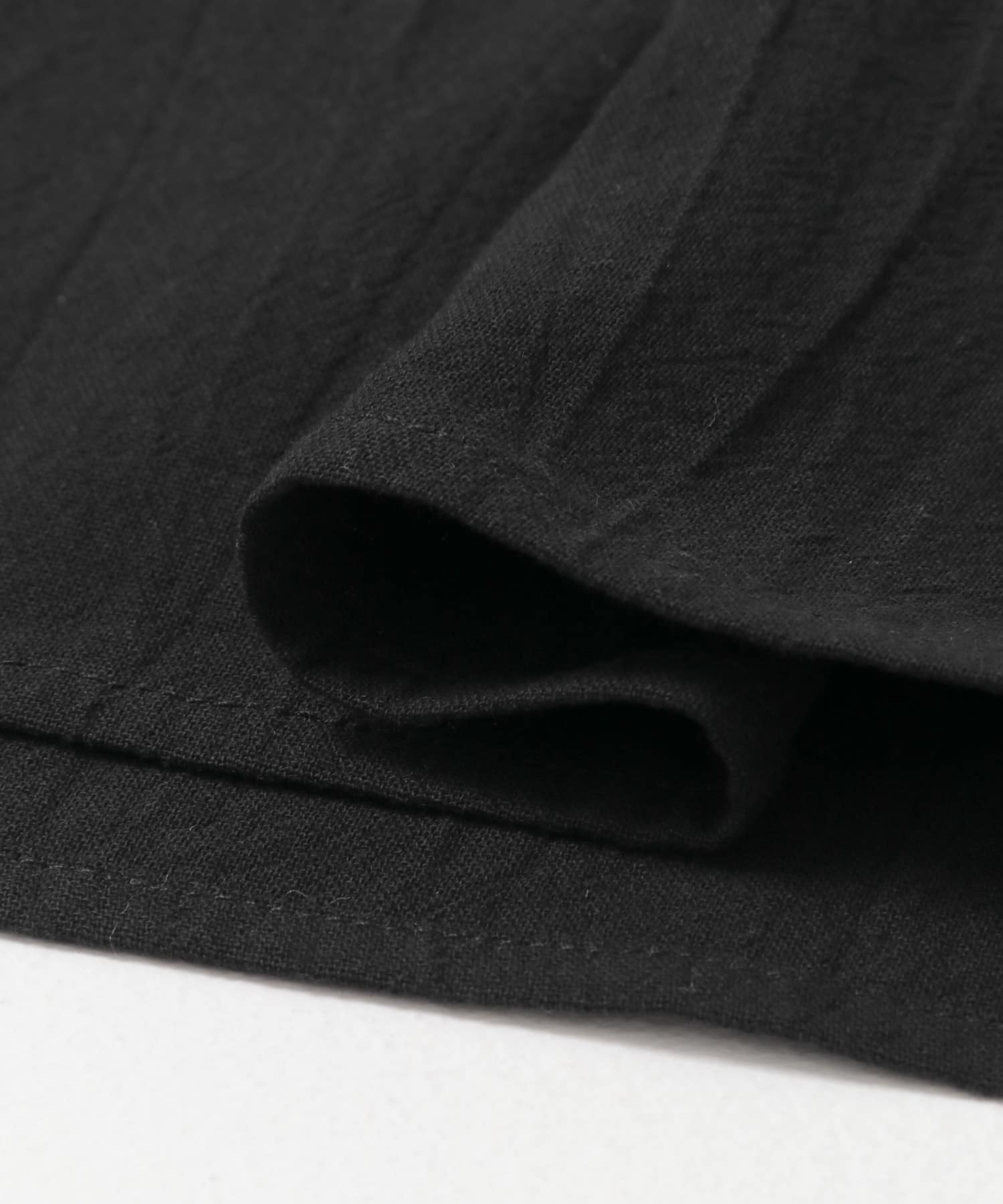 F by ROSSO　コットンスラブパフスリーブワンピース BLACK 36