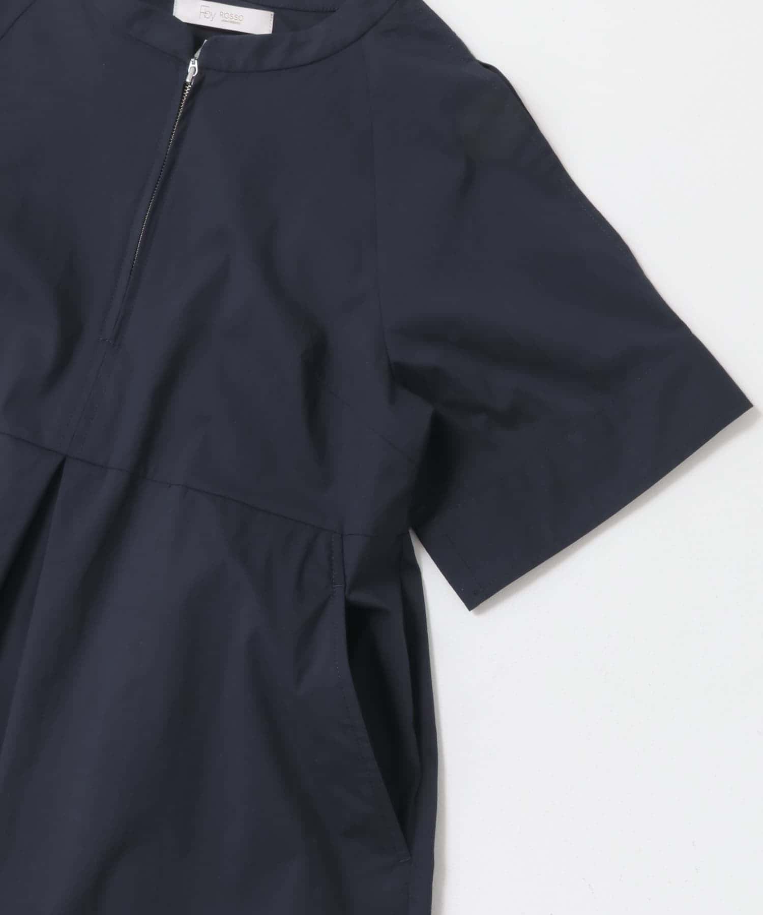 F by ROSSO　スリットショルダーワンピース NAVY 36