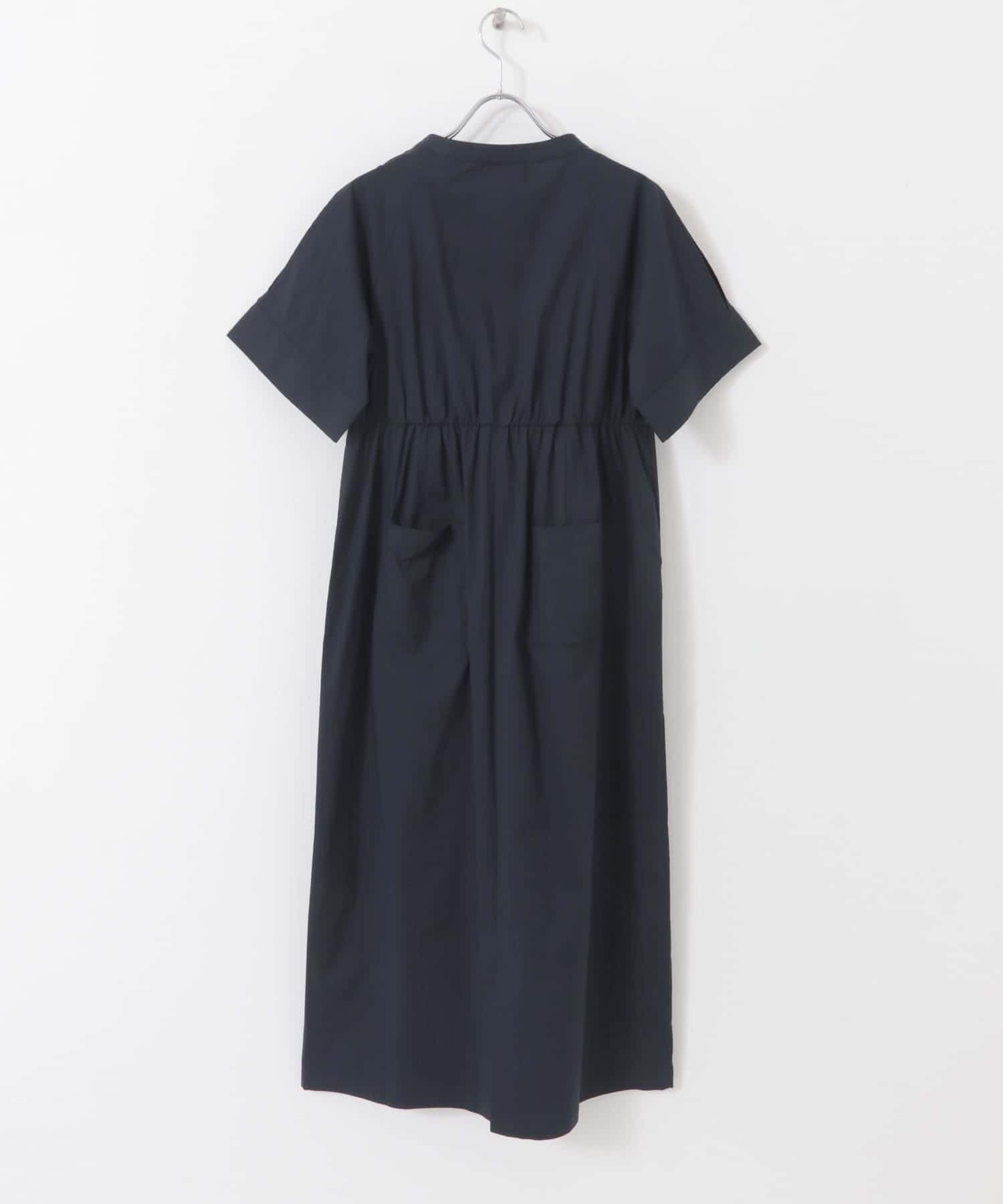 F by ROSSO　スリットショルダーワンピース NAVY 36