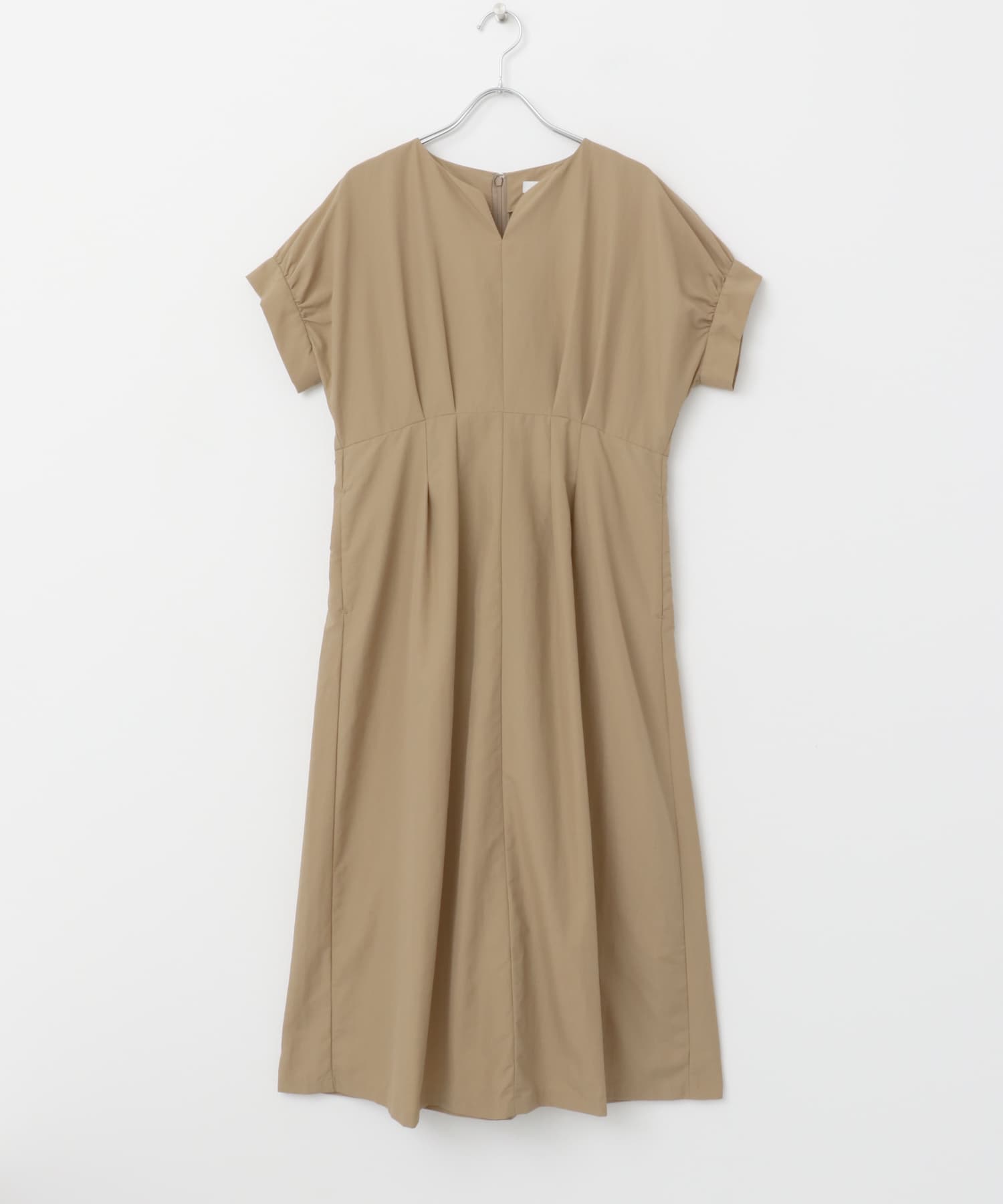 F by ROSSO　撥水ウエストマークドルマンワンピース BEIGE 36