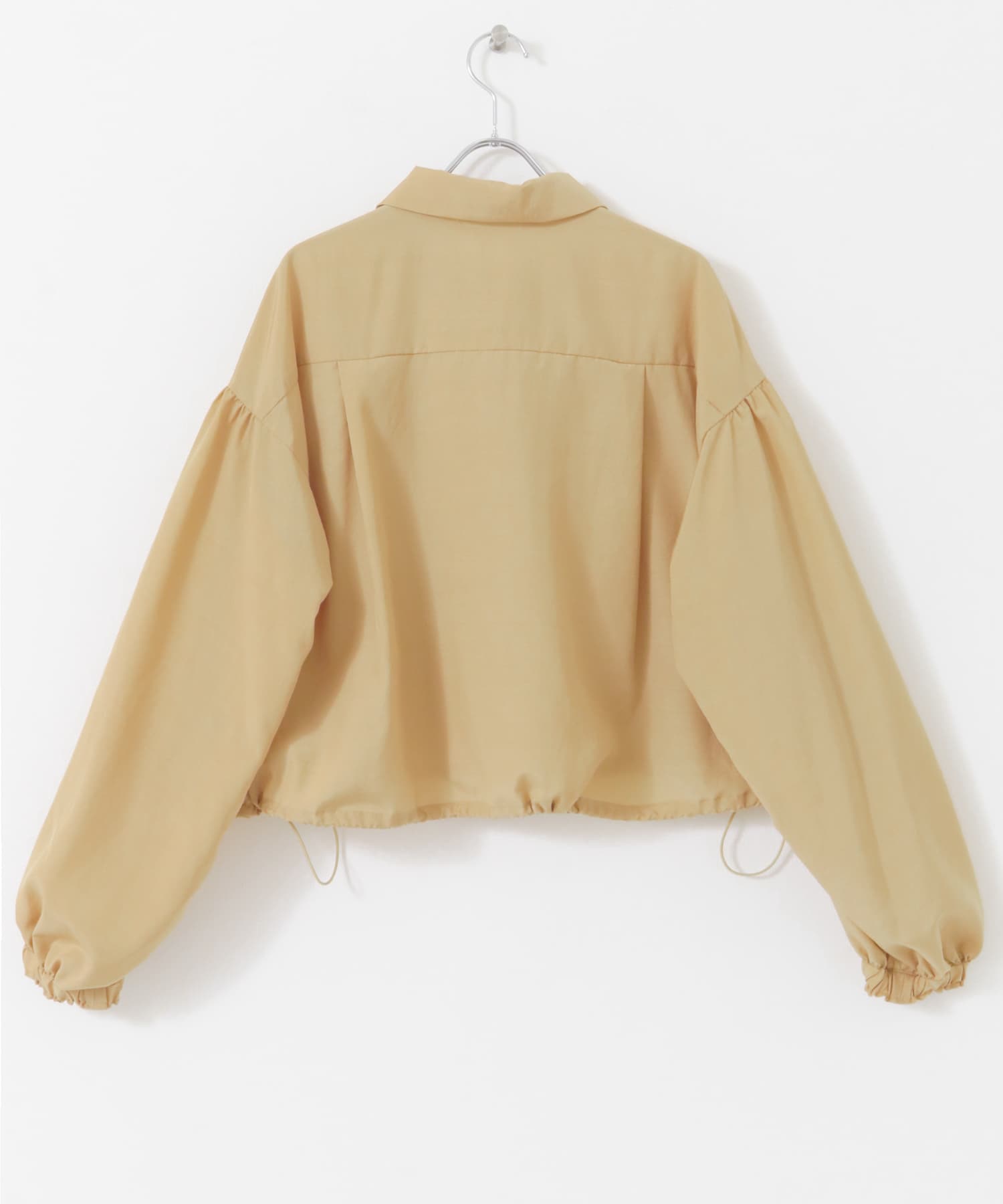 F by ROSSO　UVCUT撥水ボリュームスリーブシャツ BEIGE FREE