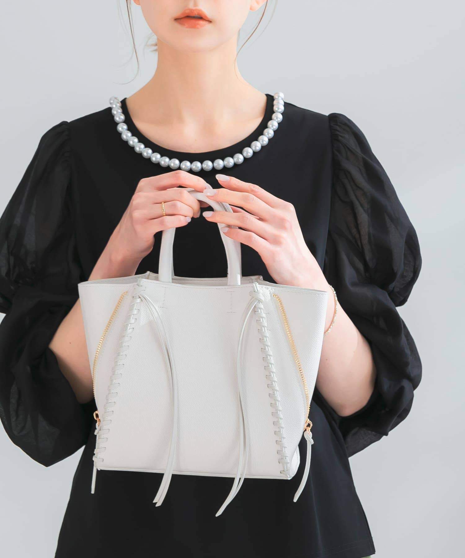 サイドジップミニトート