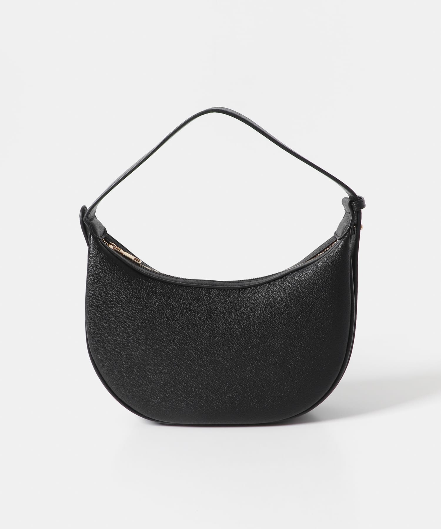 ハーフムーンバッグ BLACK -