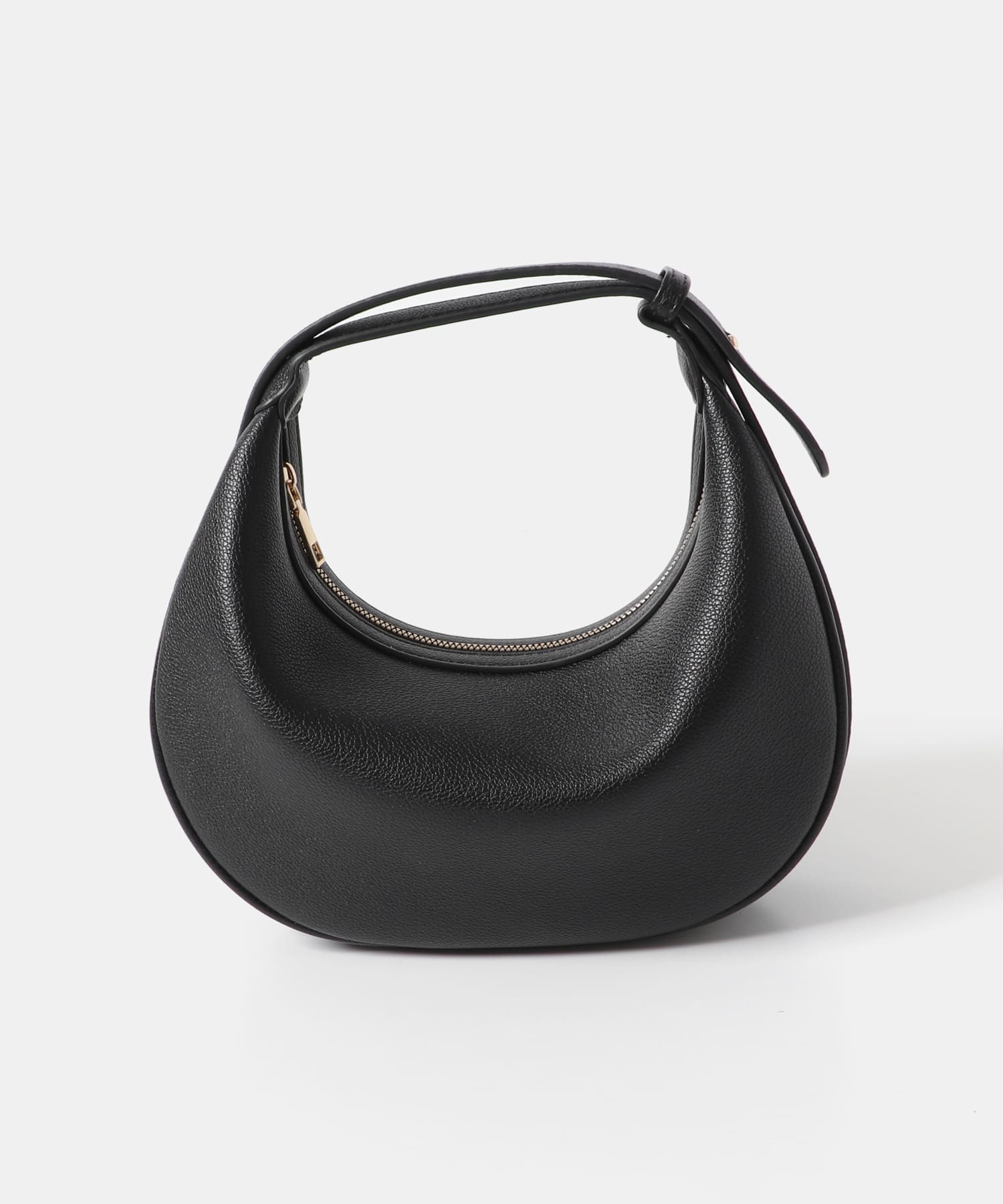 ハーフムーンバッグ BLACK -