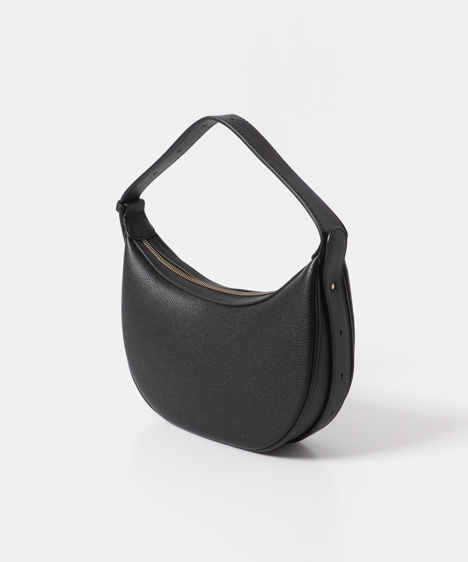 ハーフムーンバッグ BLACK -