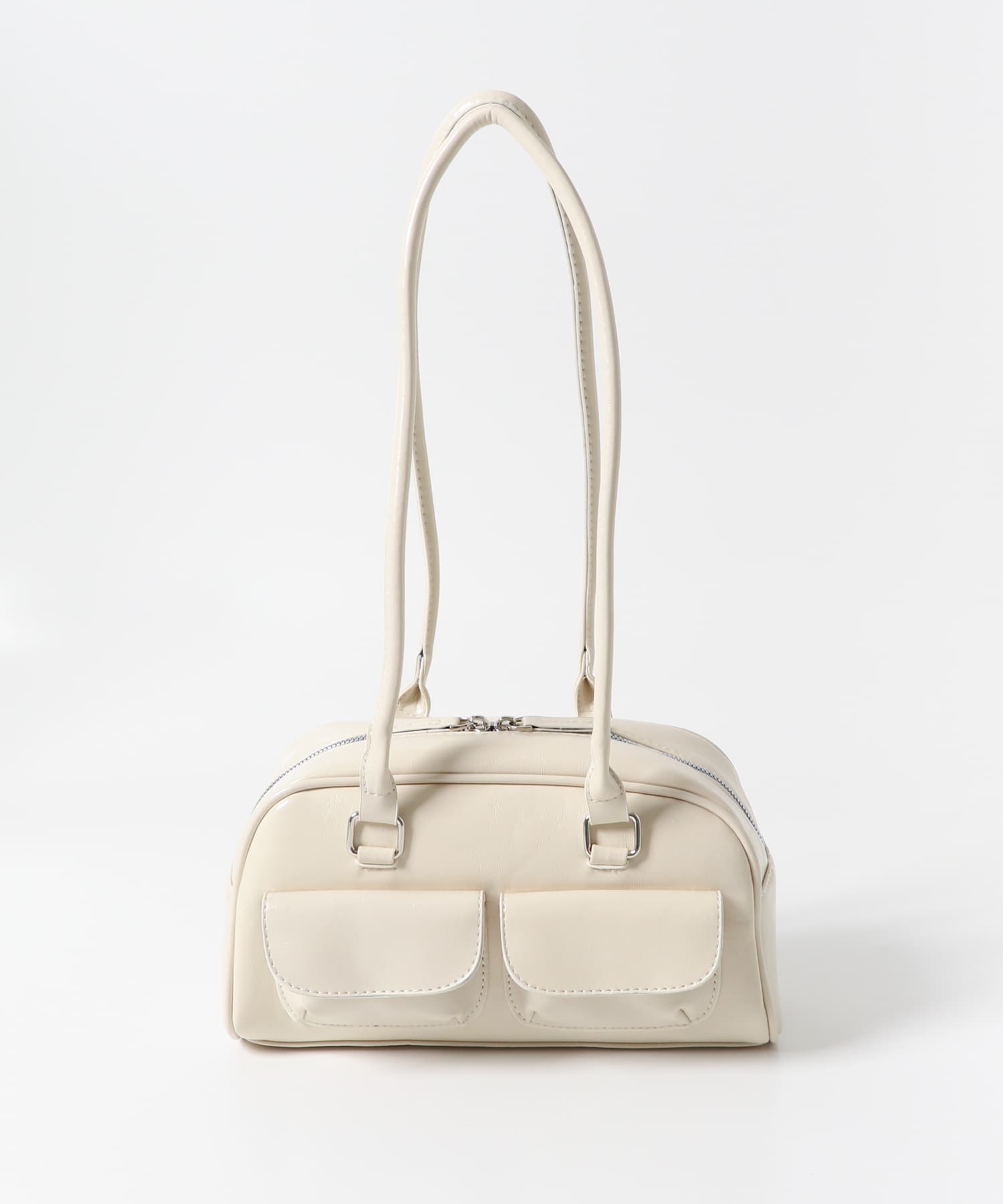 ヴィンテージライクボストンバッグ OFFWHITE -