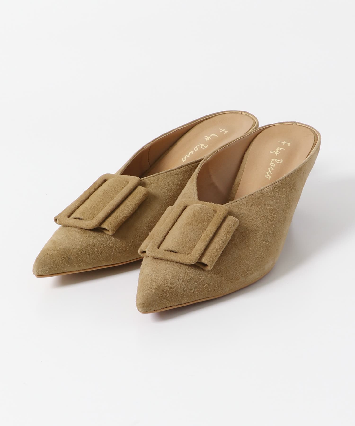 F by ROSSO　バックルデザインミュール CAMEL 37