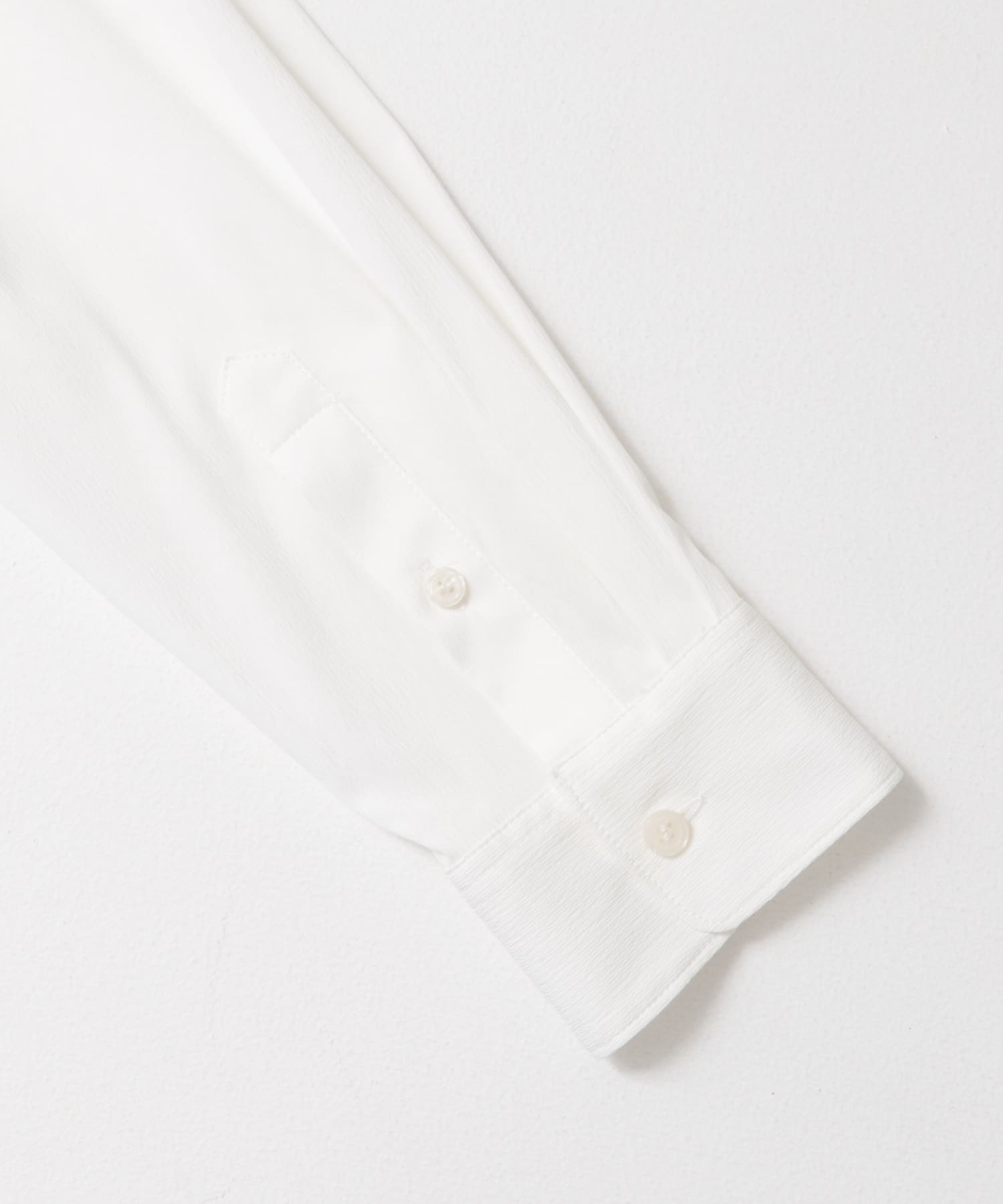 『XLサイズあり』ストレッチワッシャーロングスリーブシャツ WHITE S
