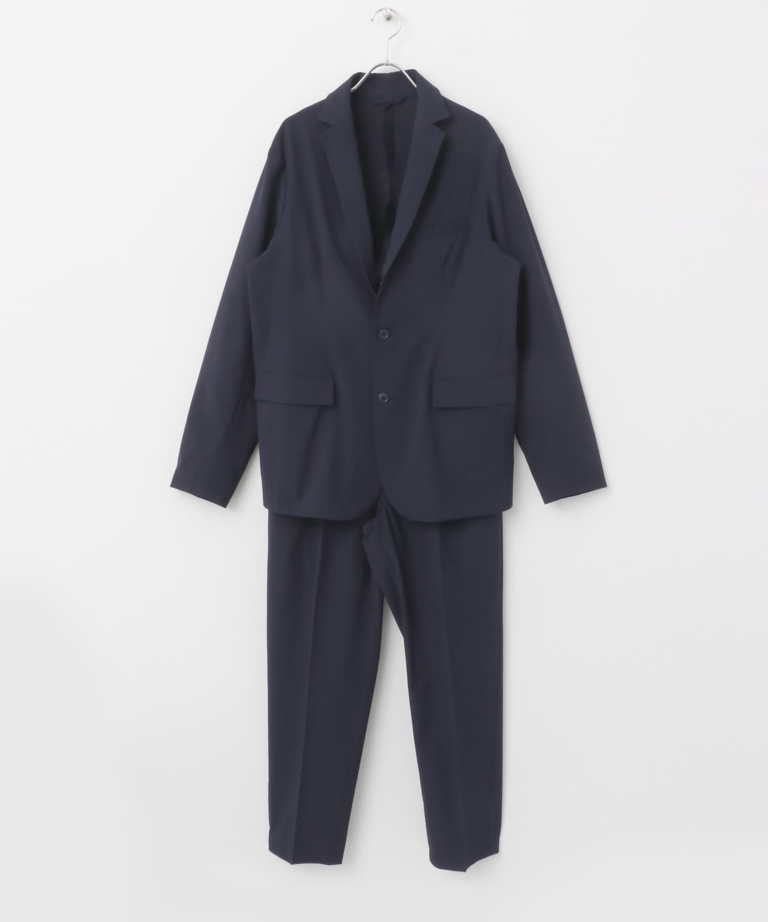 『XLサイズあり』マイクロサッカーイージーセットアップ NAVY S
