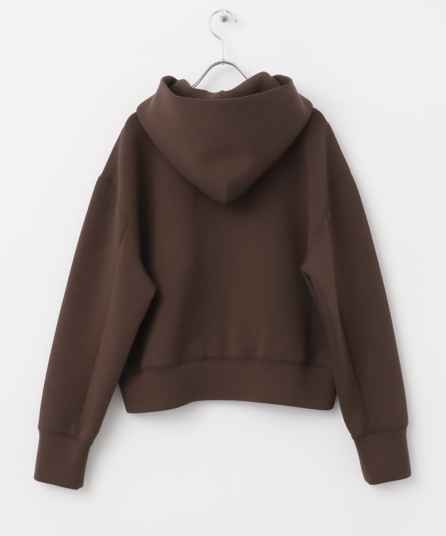 ダブルジップダンボールパーカー BROWN FREE