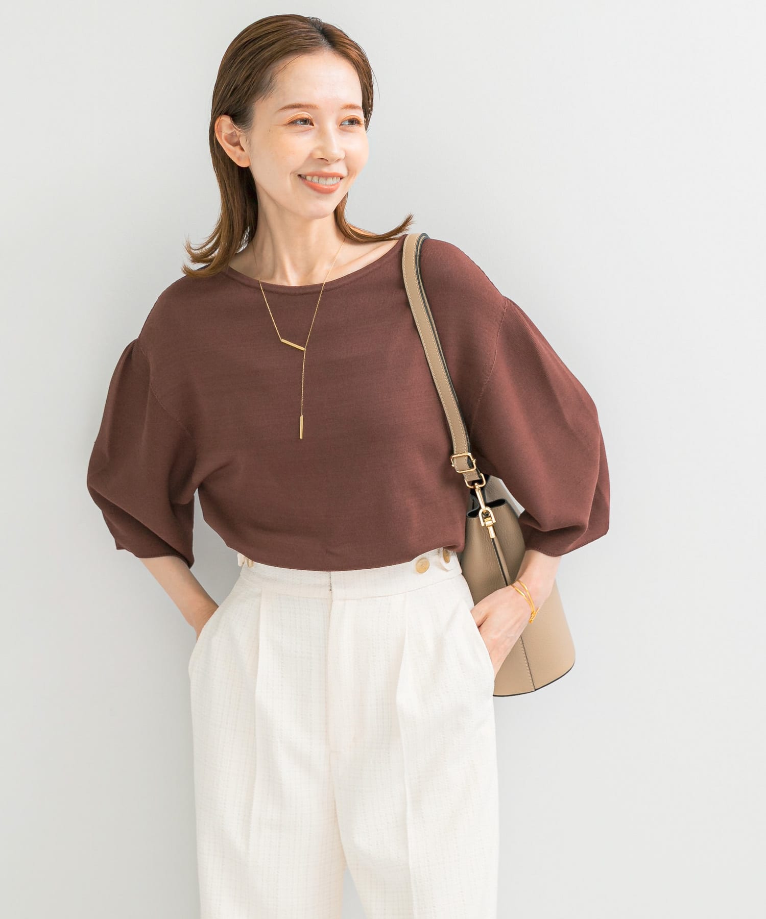 ウォッシャブルホールガーメントニット