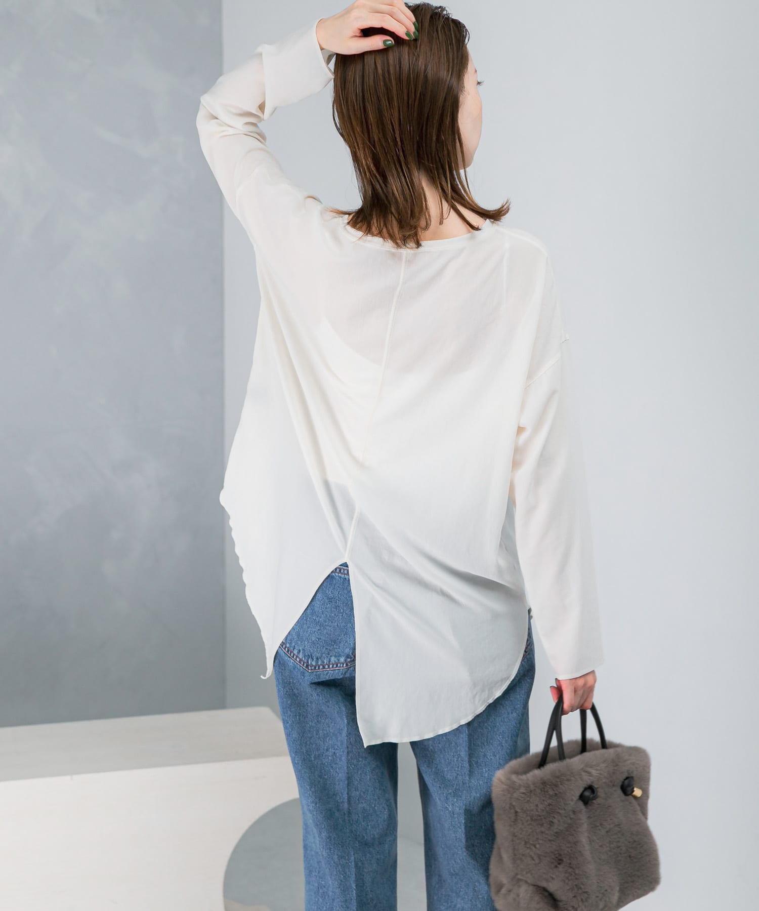 dolly-seanストレッチジョーゼットプルオーバー