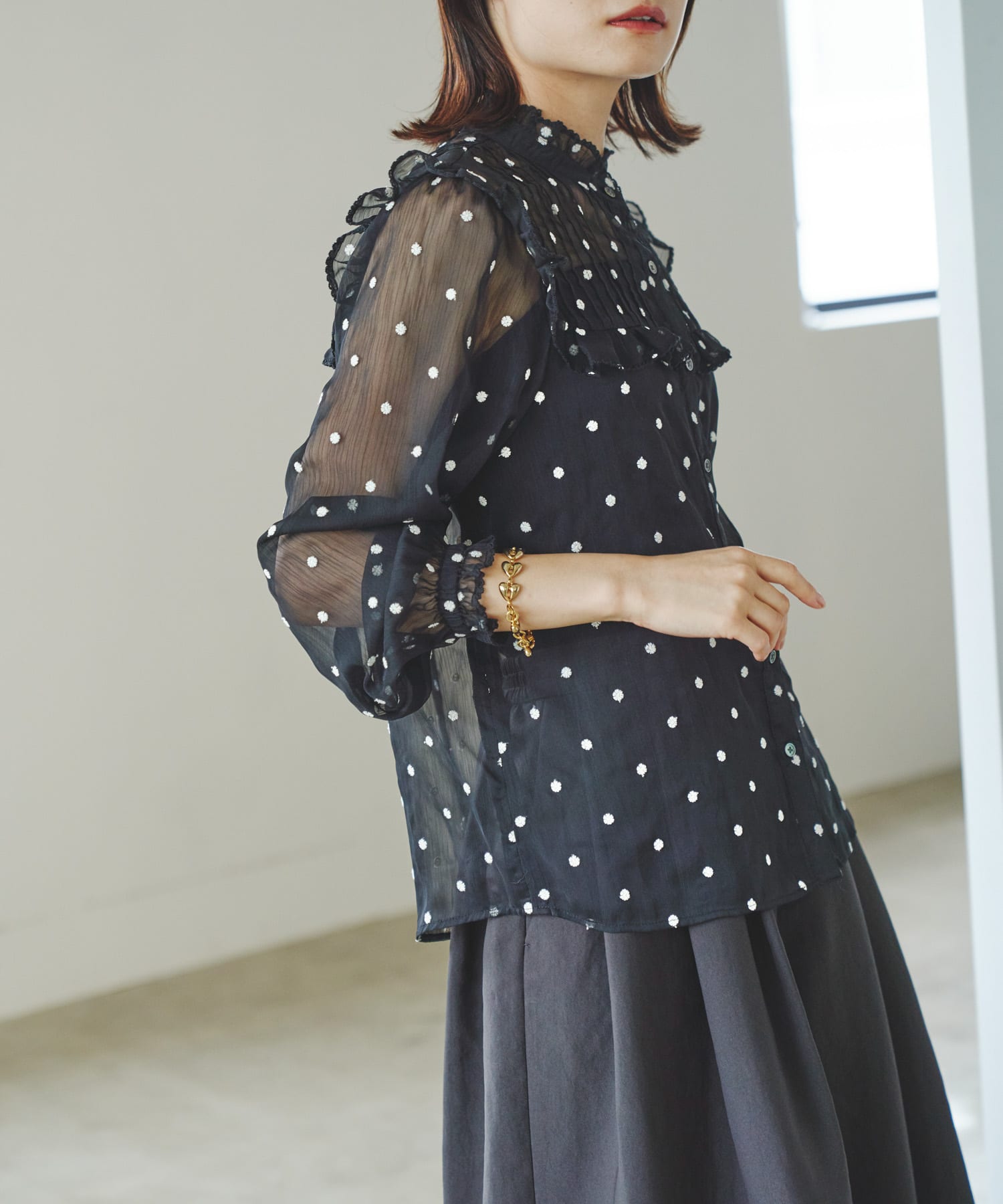 身長：163cm サイズ：FREE