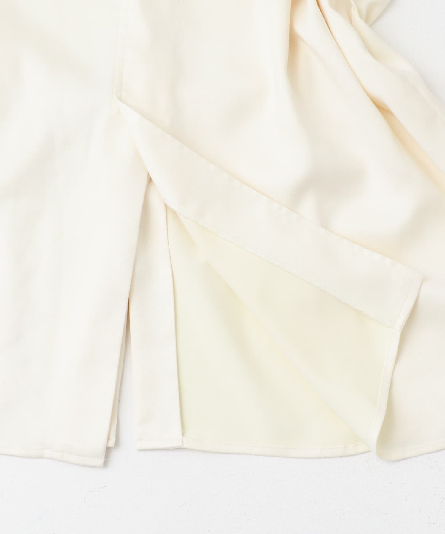 ピーチタッチデザインシャツ WHITE FREE