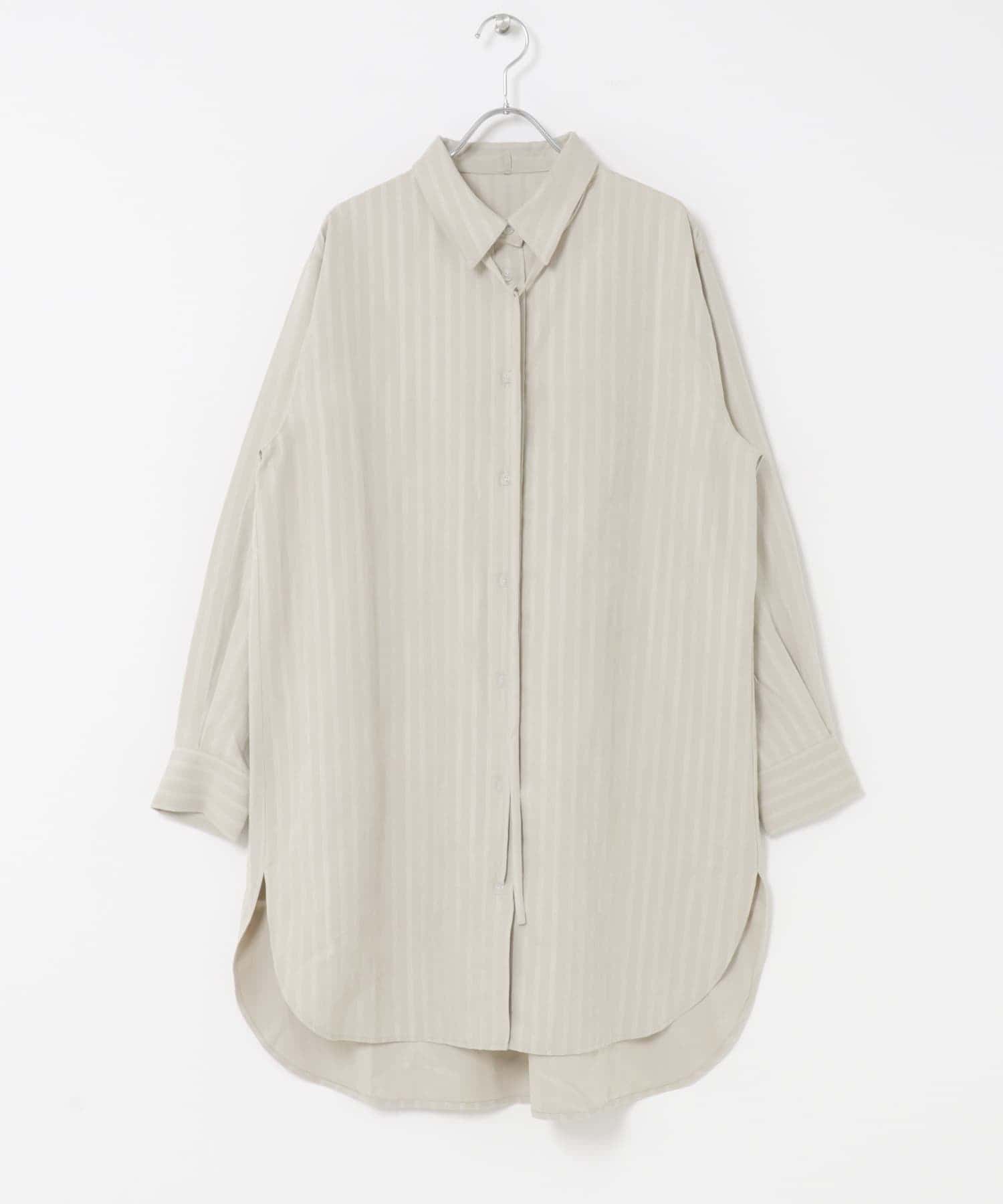 F by ROSSO　マルチWAYスエードタッチシャツ BEIGE FREE