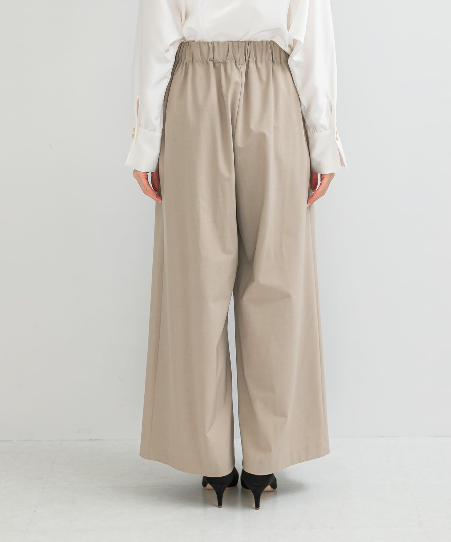 ウォッシャブルイージータックパンツ L/GREGE 36