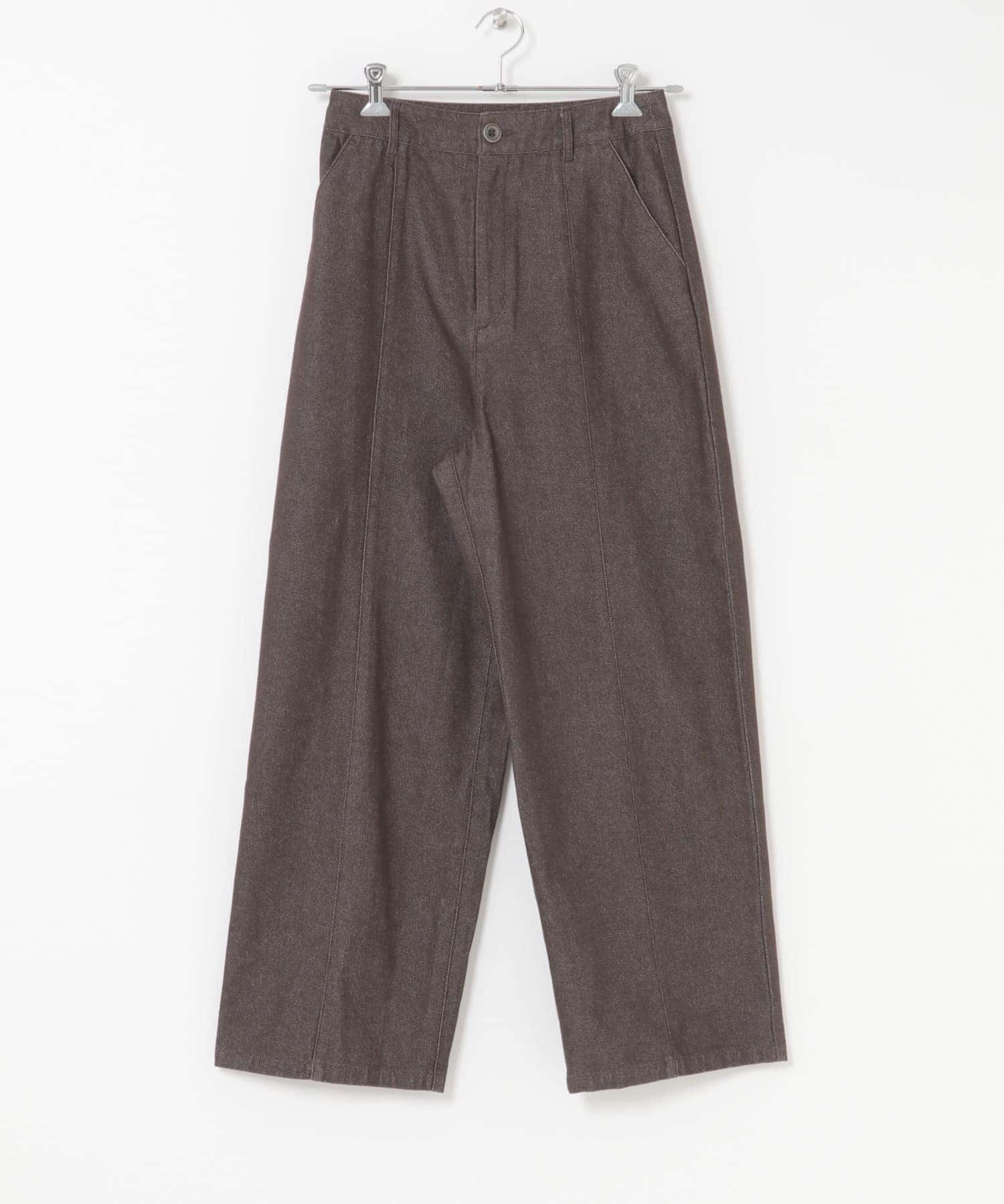 F by ROSSO　カーブフォルムデニムパンツ BROWN 36