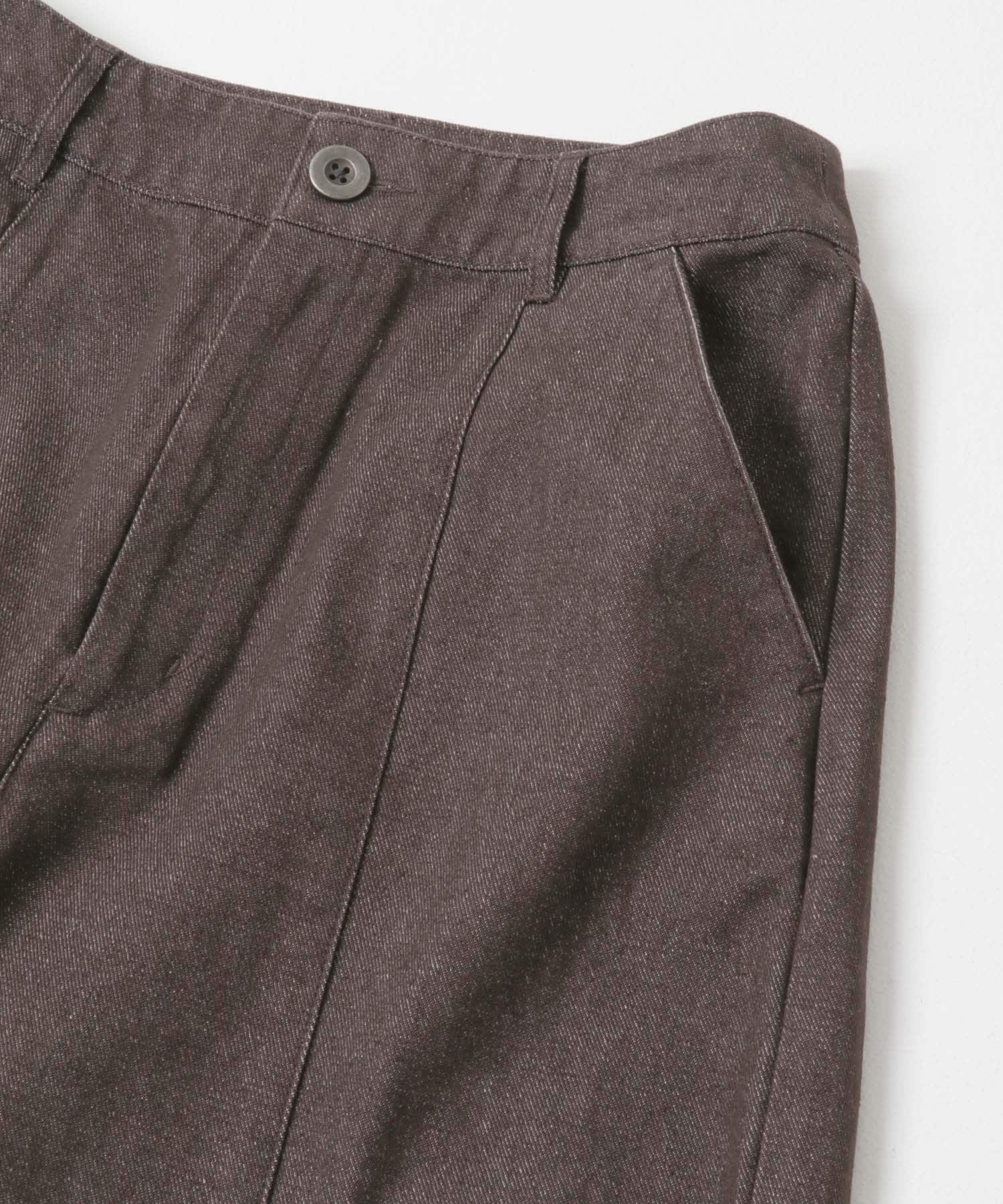 F by ROSSO　カーブフォルムデニムパンツ BROWN 36