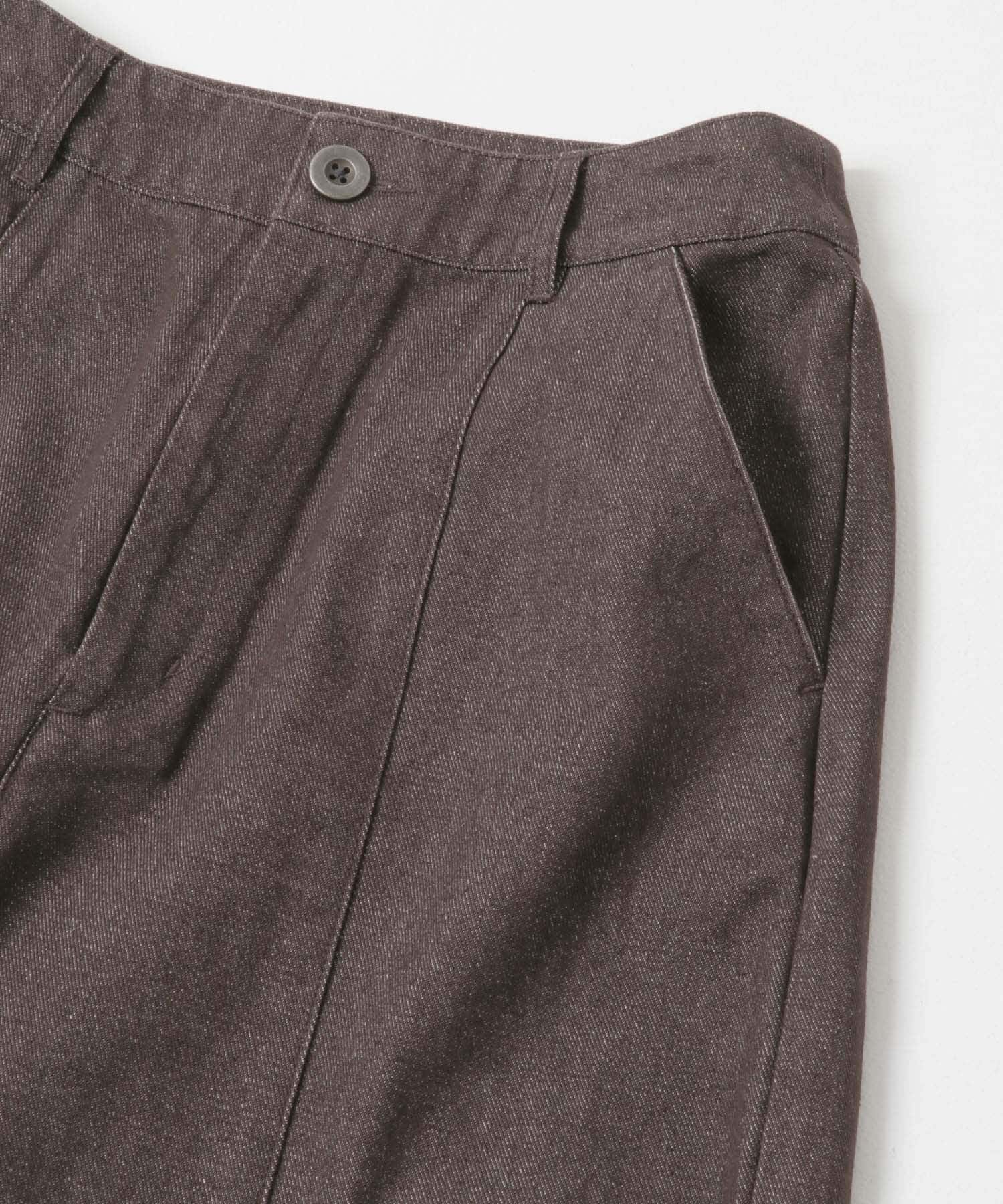 F by ROSSO　カーブフォルムデニムパンツ BROWN 36