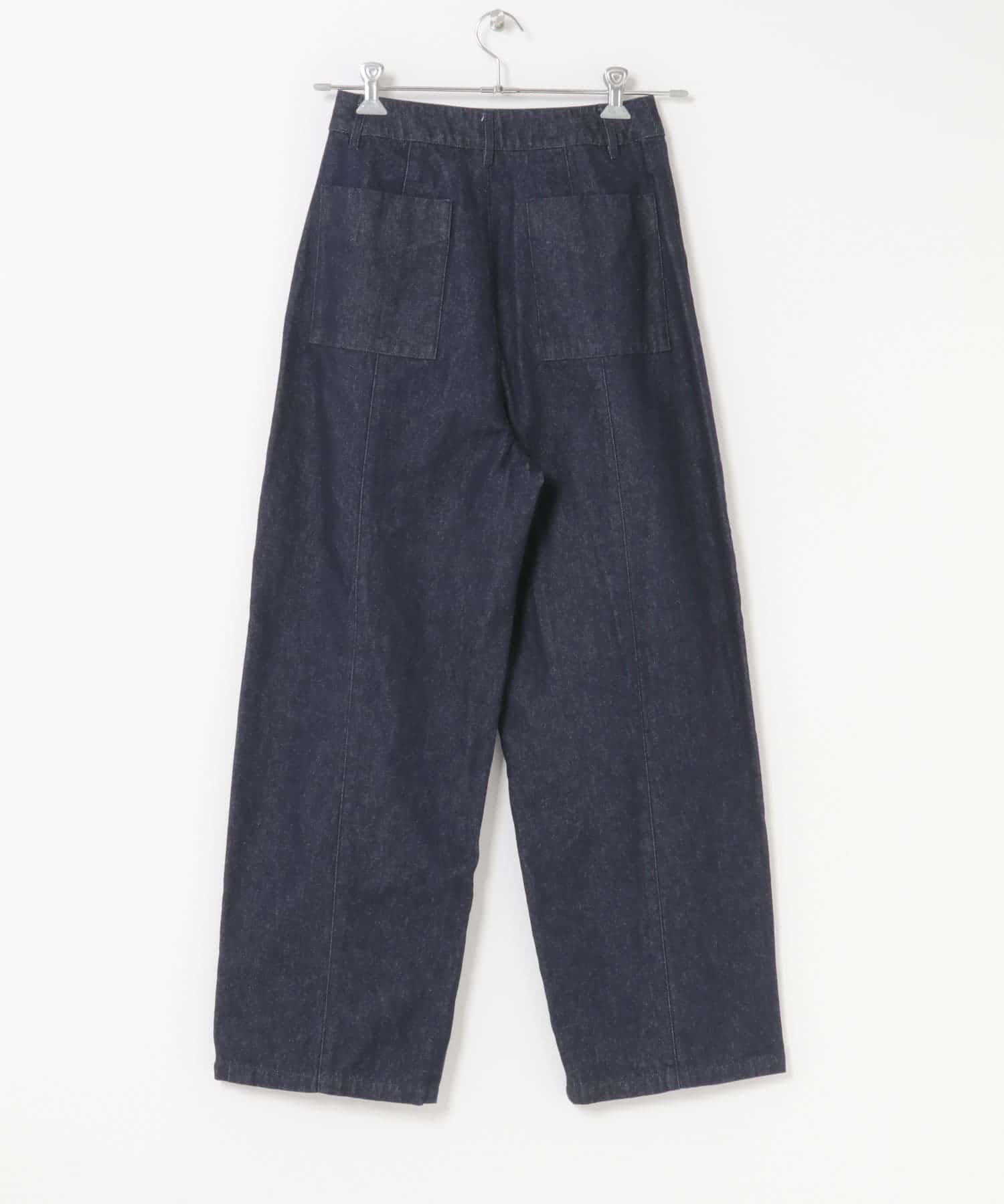 F by ROSSO　カーブフォルムデニムパンツ NAVY 36