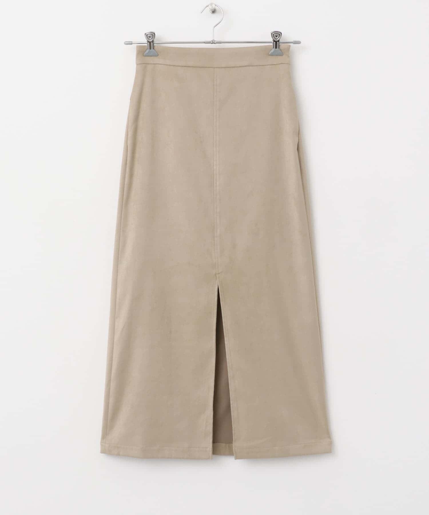ピーチタッチストレートスカート L/BEIGE 36