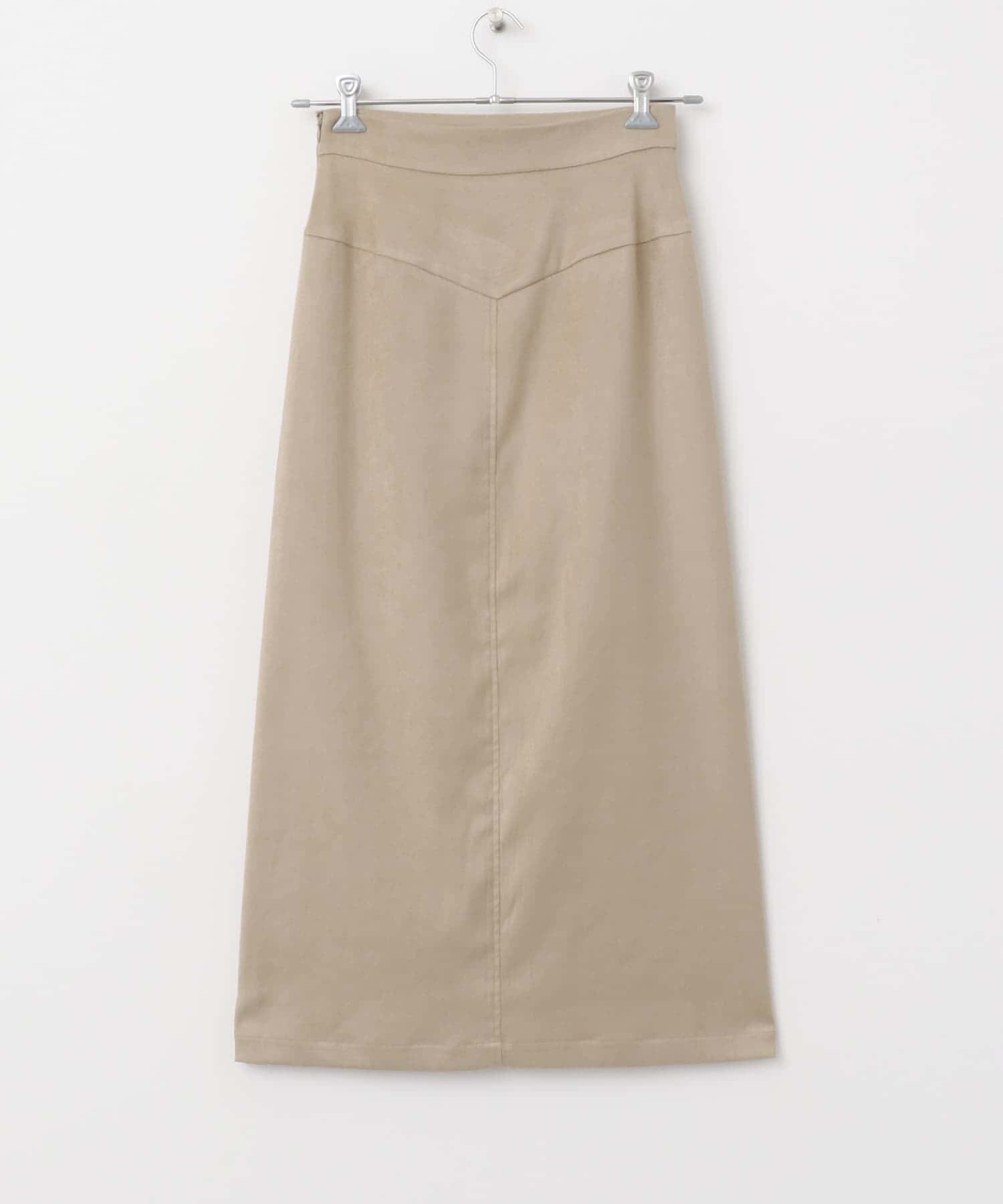 ピーチタッチストレートスカート L/BEIGE 36