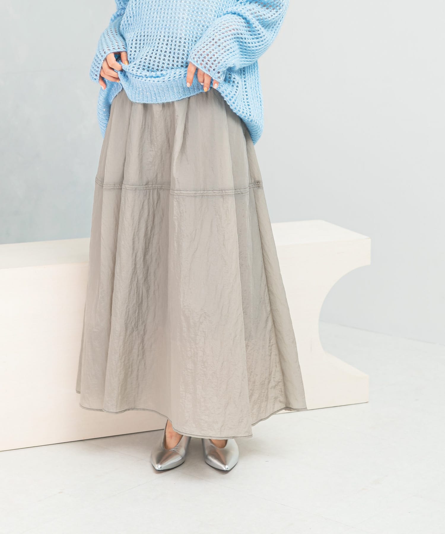 ブライトギャザースカート