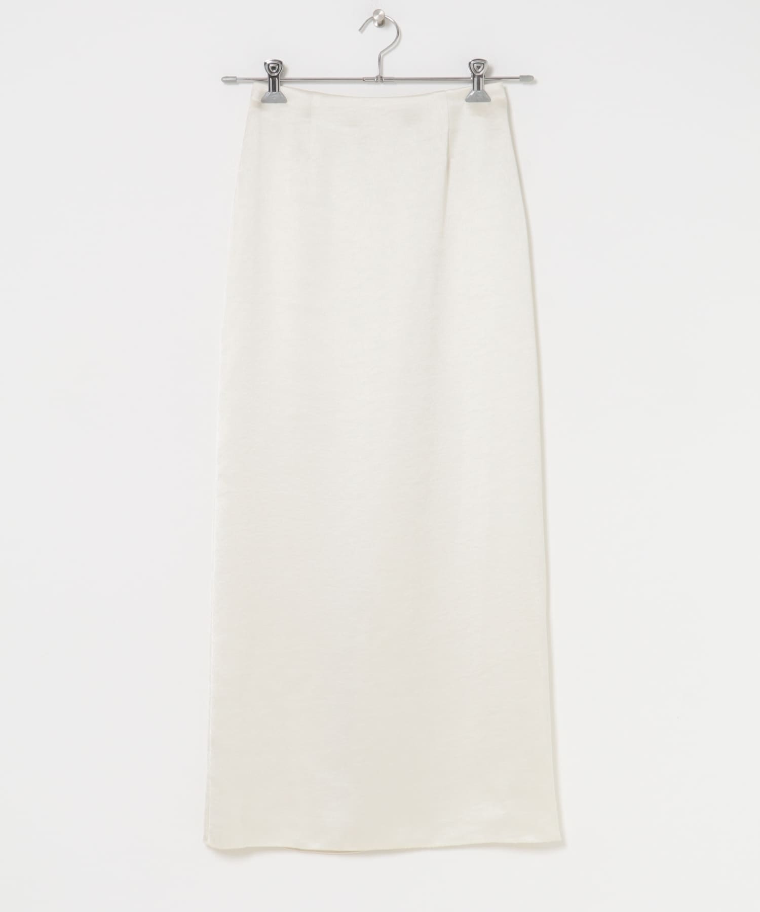 ビンテージダブルサテンストレートスカート OFF WHITE 36