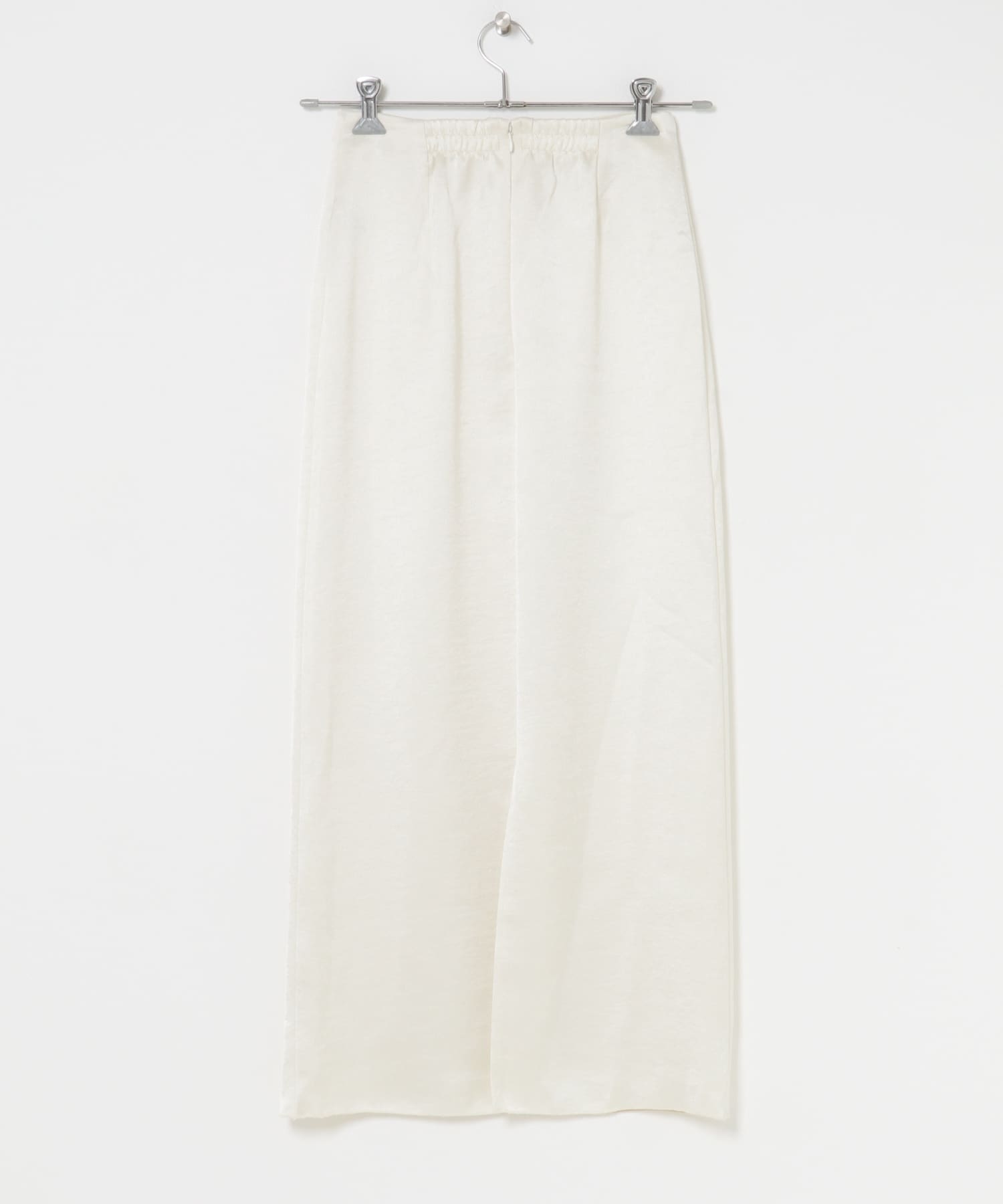 ビンテージダブルサテンストレートスカート OFF WHITE 36