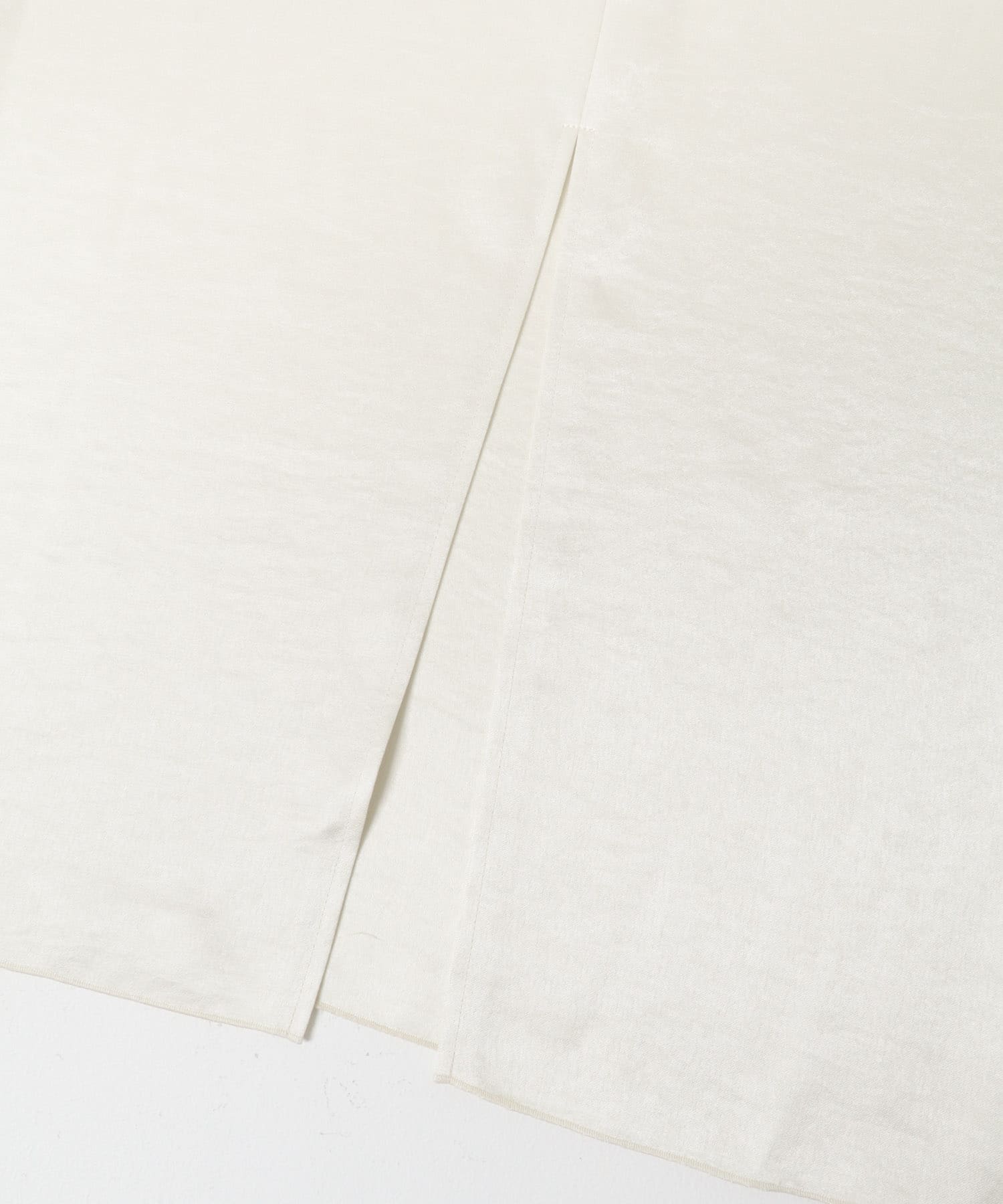 ビンテージダブルサテンストレートスカート OFF WHITE 36
