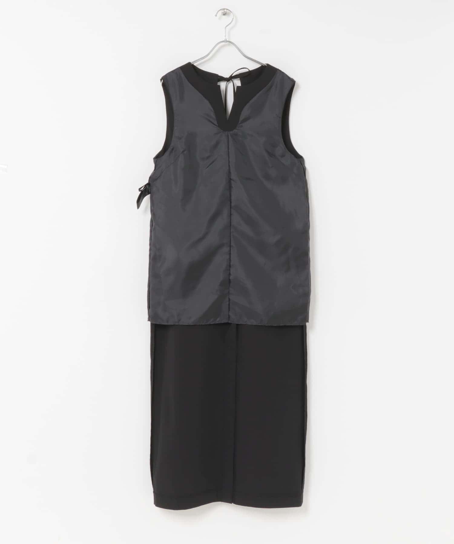 ...&DEAR 2wayバックリボンワンピース BLACK FREE