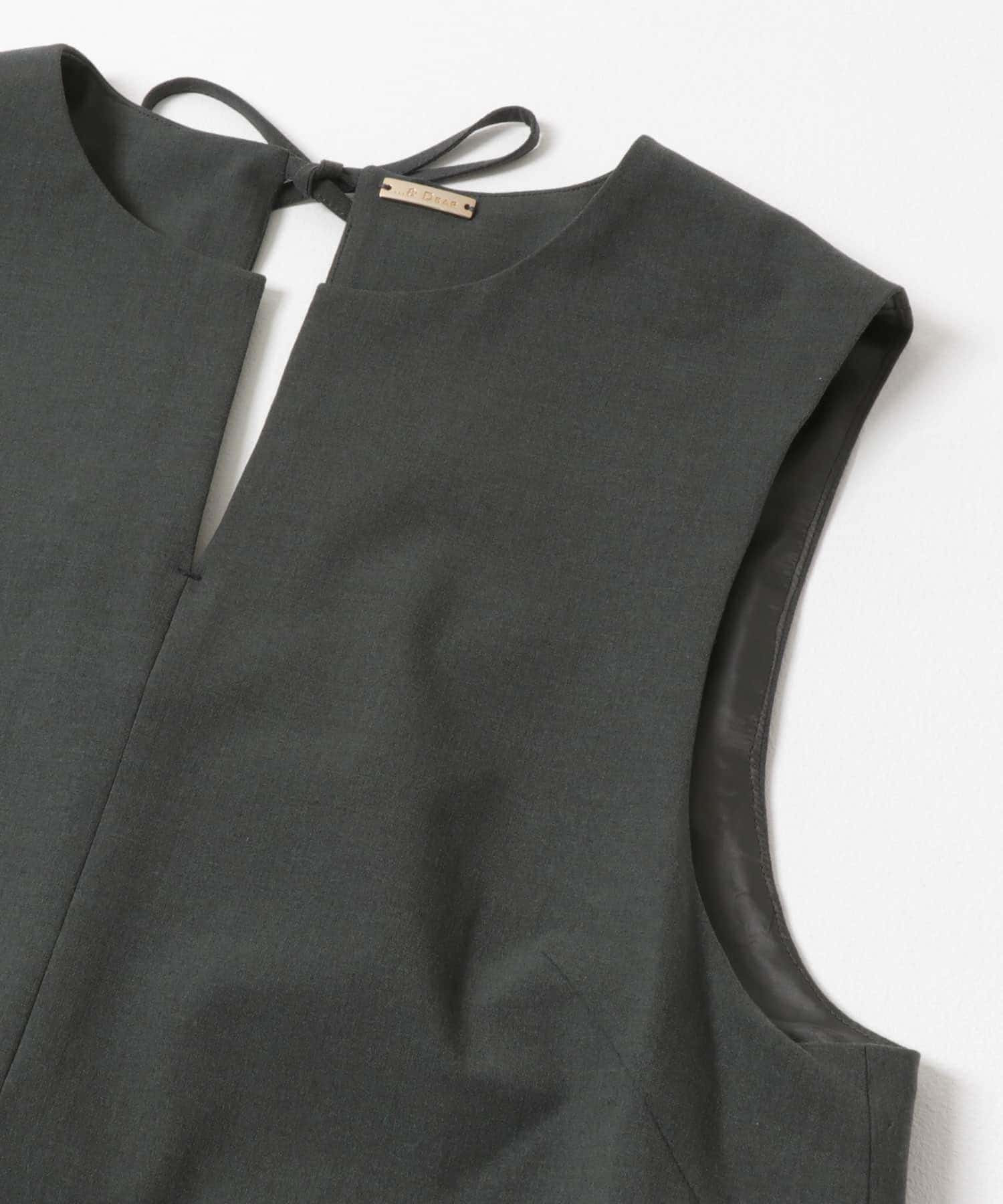 ...&DEAR 2wayバックリボンワンピース GRAY FREE