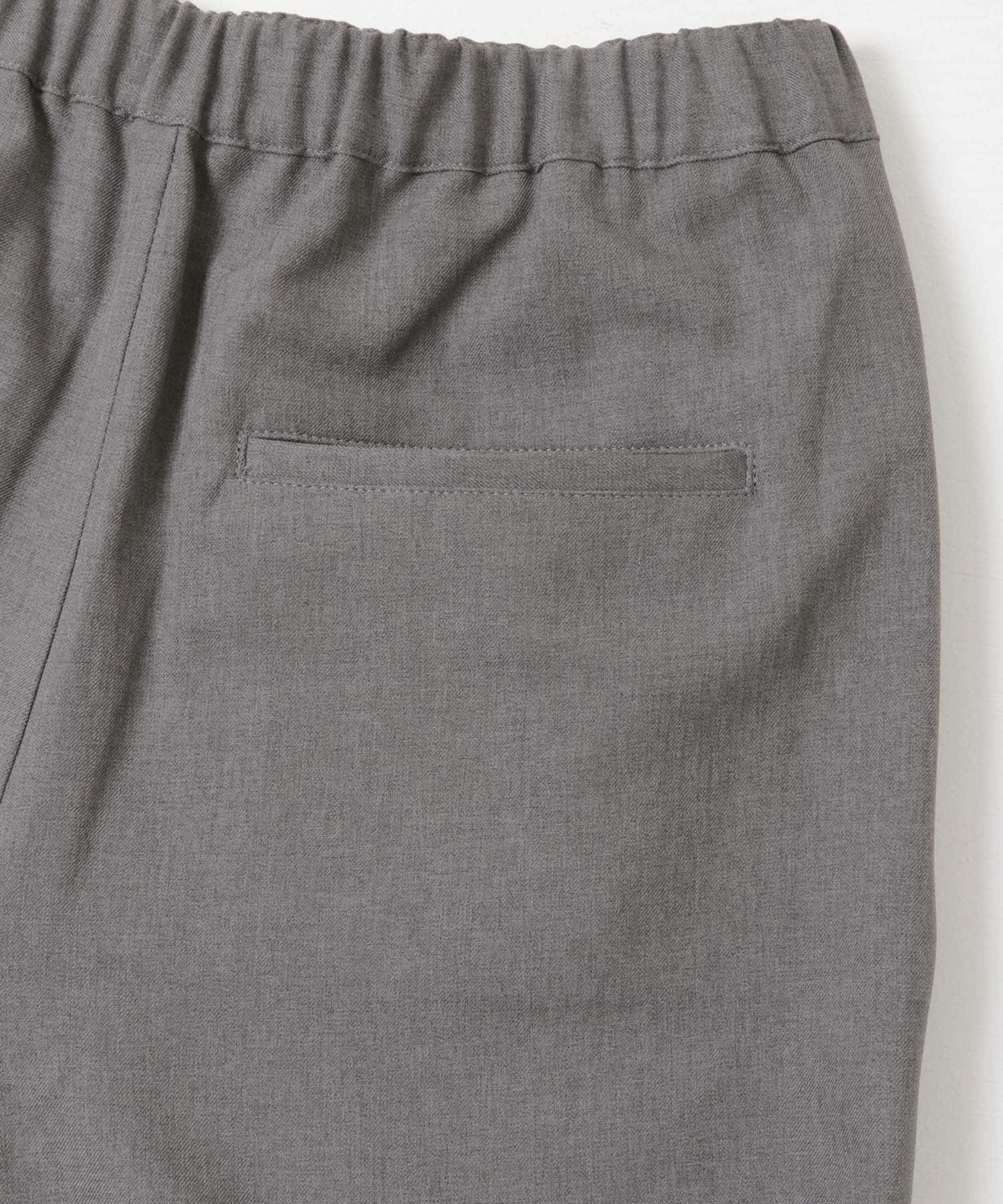 F by ROSSO　ウールライクスキッパーシャツ+セミフレアパンツ GRAY 36