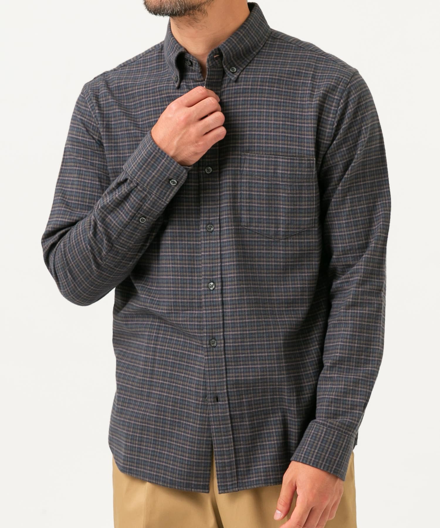 『抗菌 / 防臭』『XXLサイズあり』ハイパフォーマンスフランネルシャツ