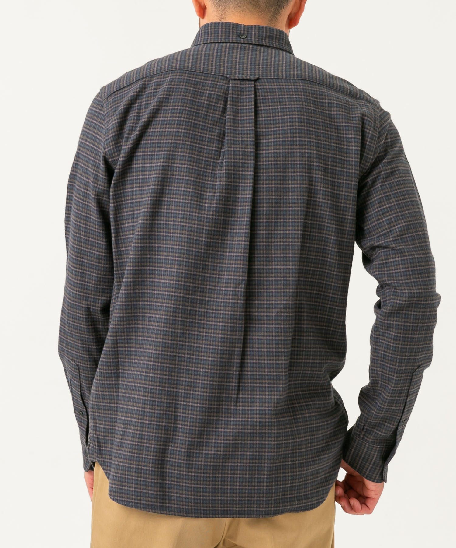 『抗菌 / 防臭』『XXLサイズあり』ハイパフォーマンスフランネルシャツ GRN CHECK S