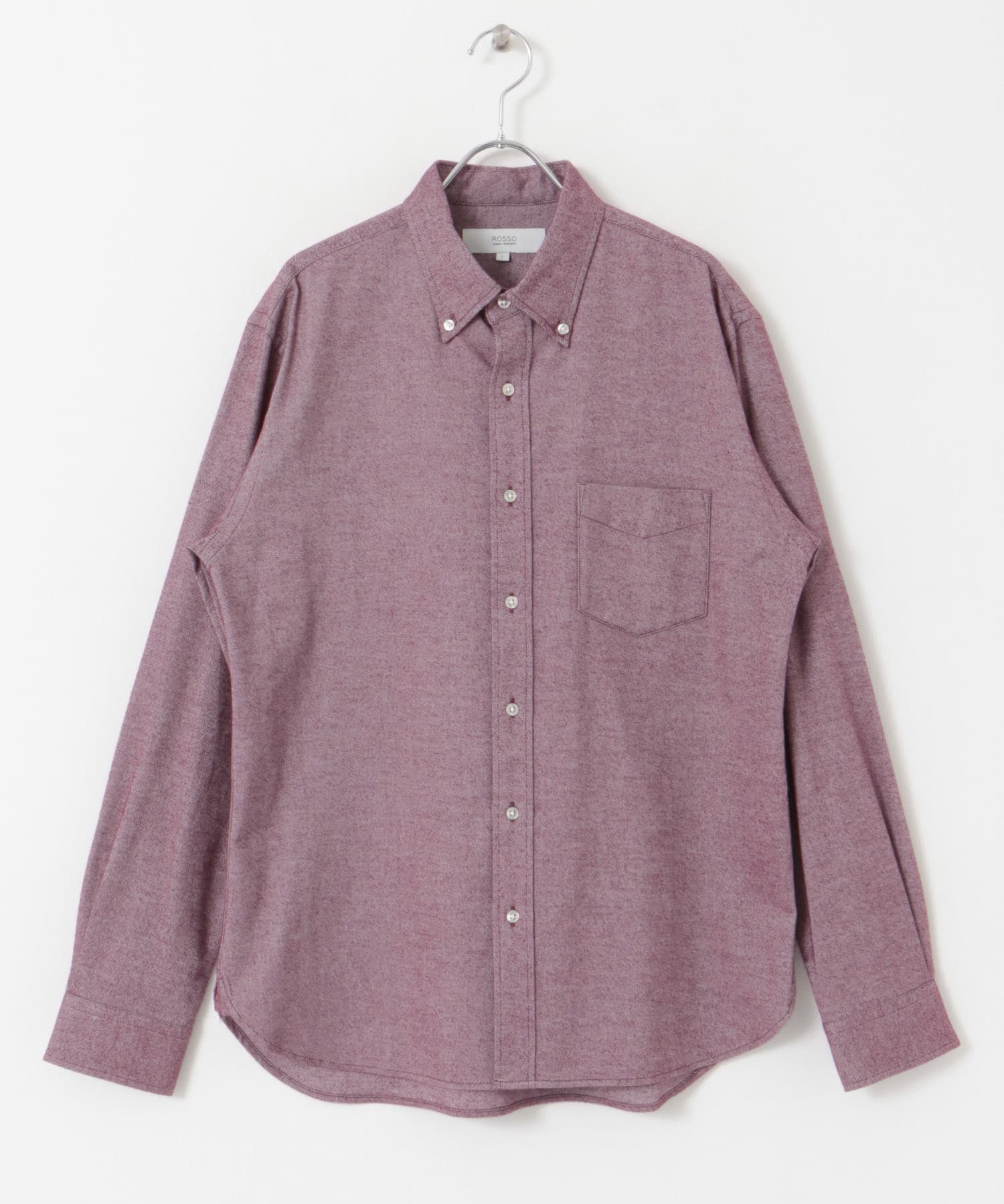 『抗菌 / 防臭』『XXLサイズあり』ハイパフォーマンスフランネルシャツ BORDEAUX S