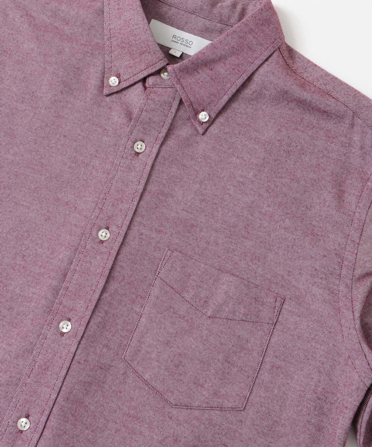 『抗菌 / 防臭』『XXLサイズあり』ハイパフォーマンスフランネルシャツ BORDEAUX S