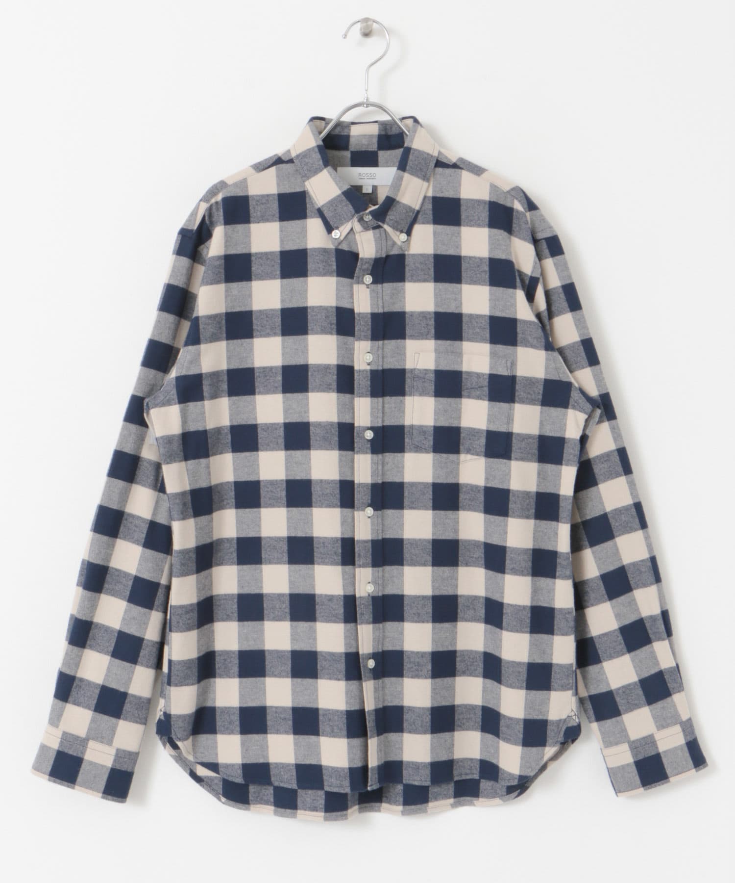 『抗菌 / 防臭』『XXLサイズあり』ハイパフォーマンスフランネルシャツ NVY CHECK S