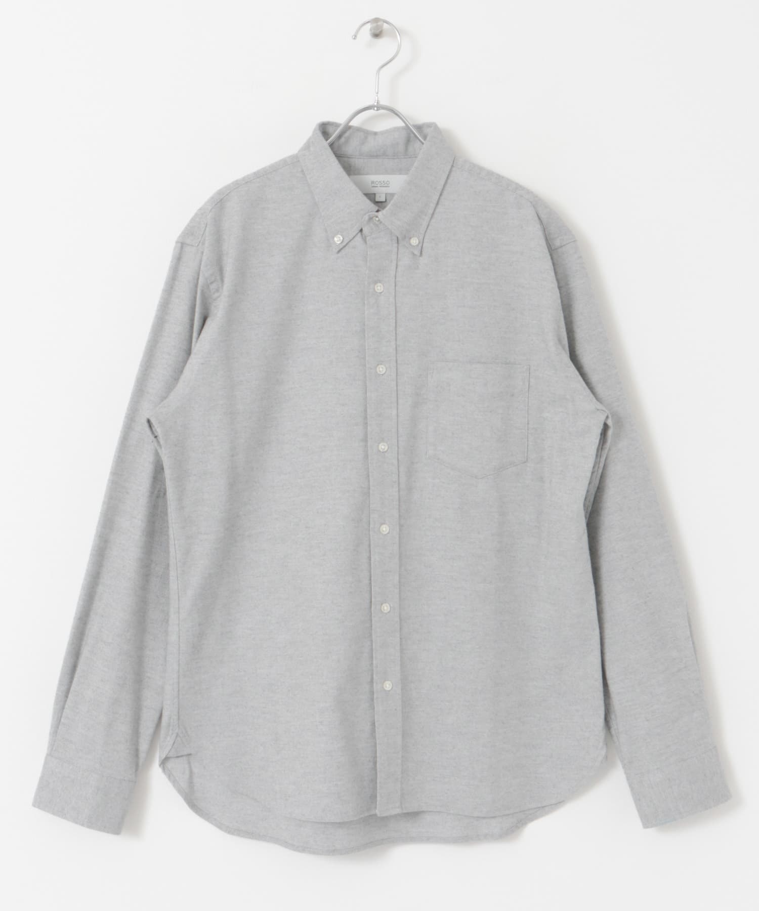 『抗菌 / 防臭』『XXLサイズあり』ハイパフォーマンスフランネルシャツ GRAY S